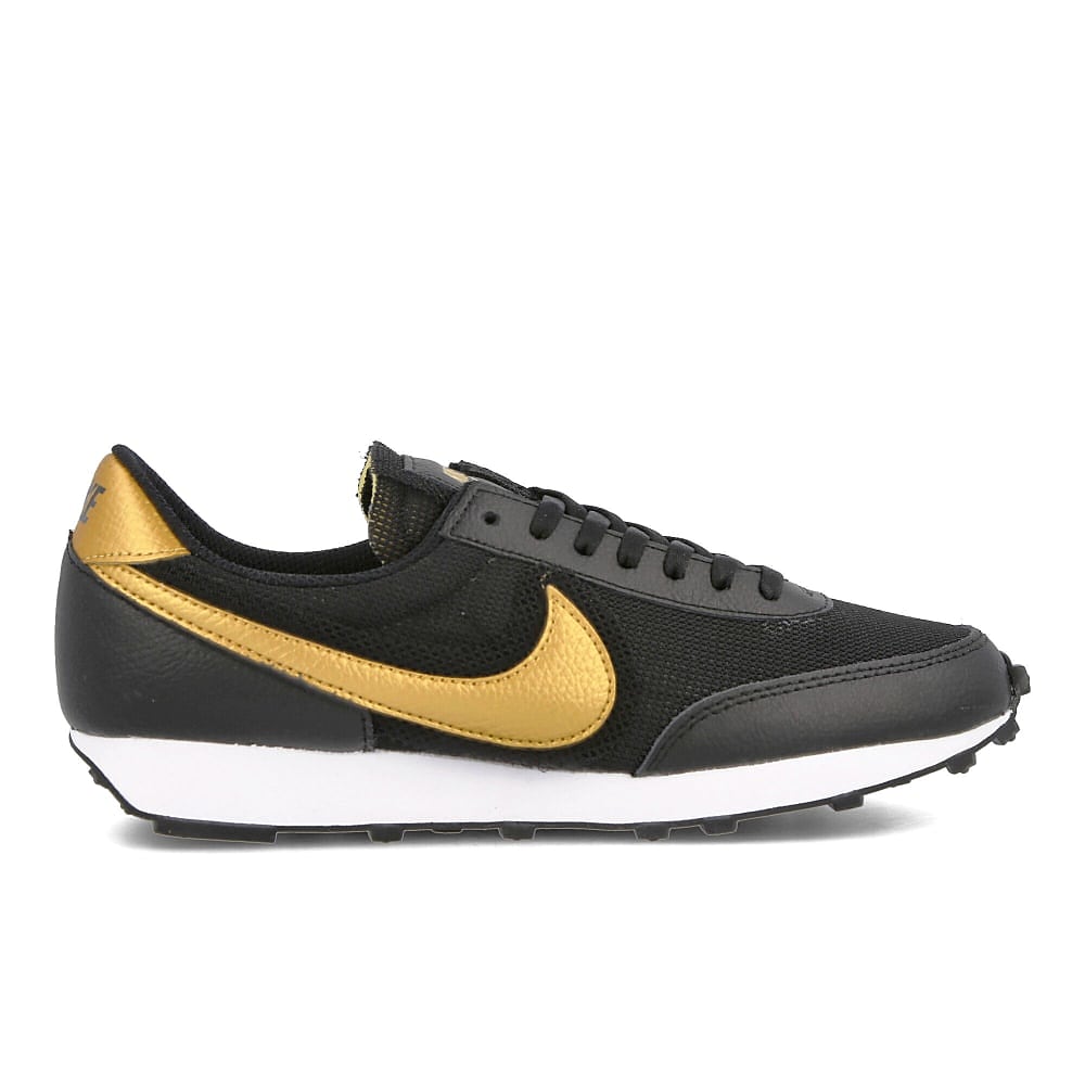 Nike wmns daybreak Black-Black - Metallic Gold - White Low Top Sneakers Silhouette | Overkill