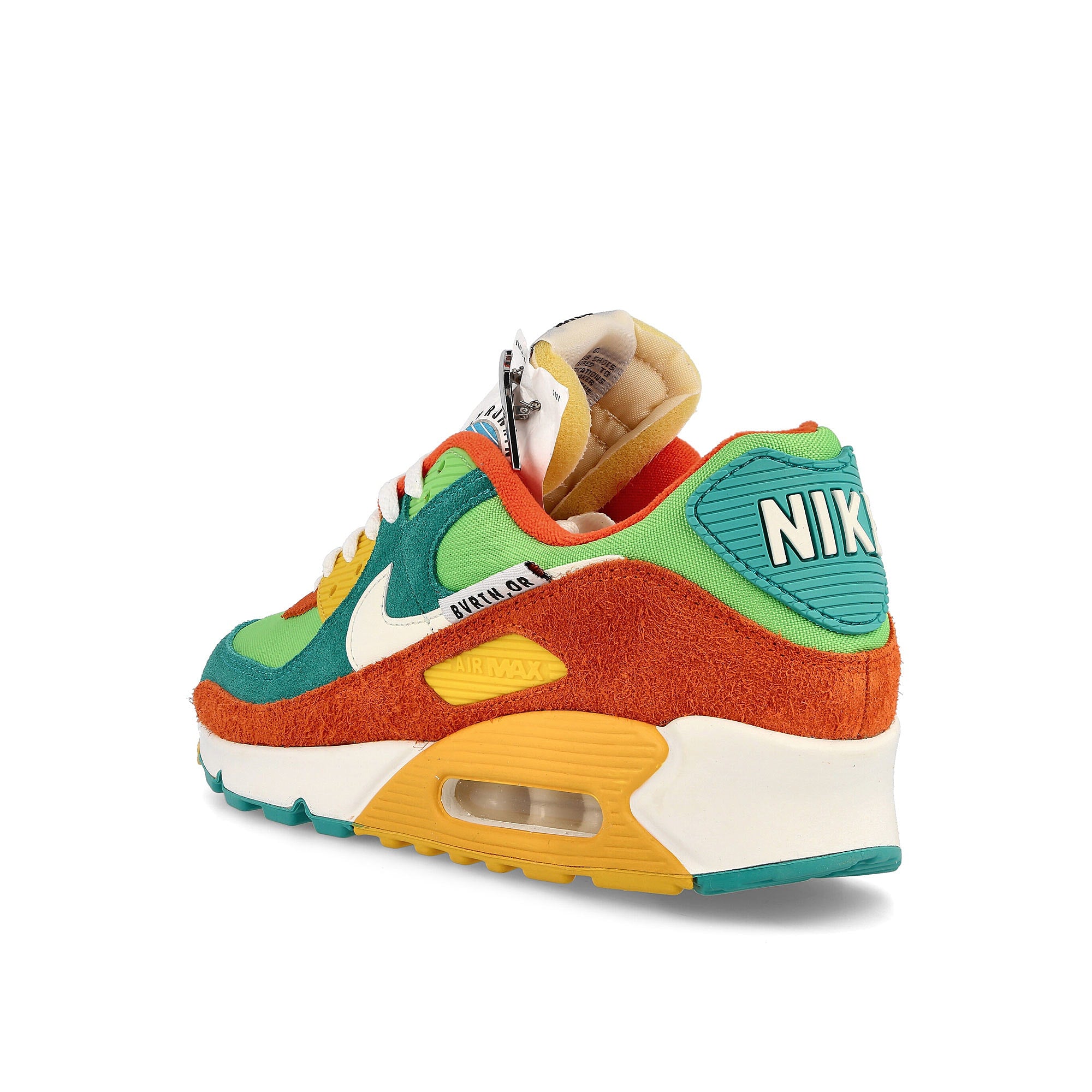 Nike air max 90 se Roma Green / Sail - Orange - Mean Green Close-up | Overkill