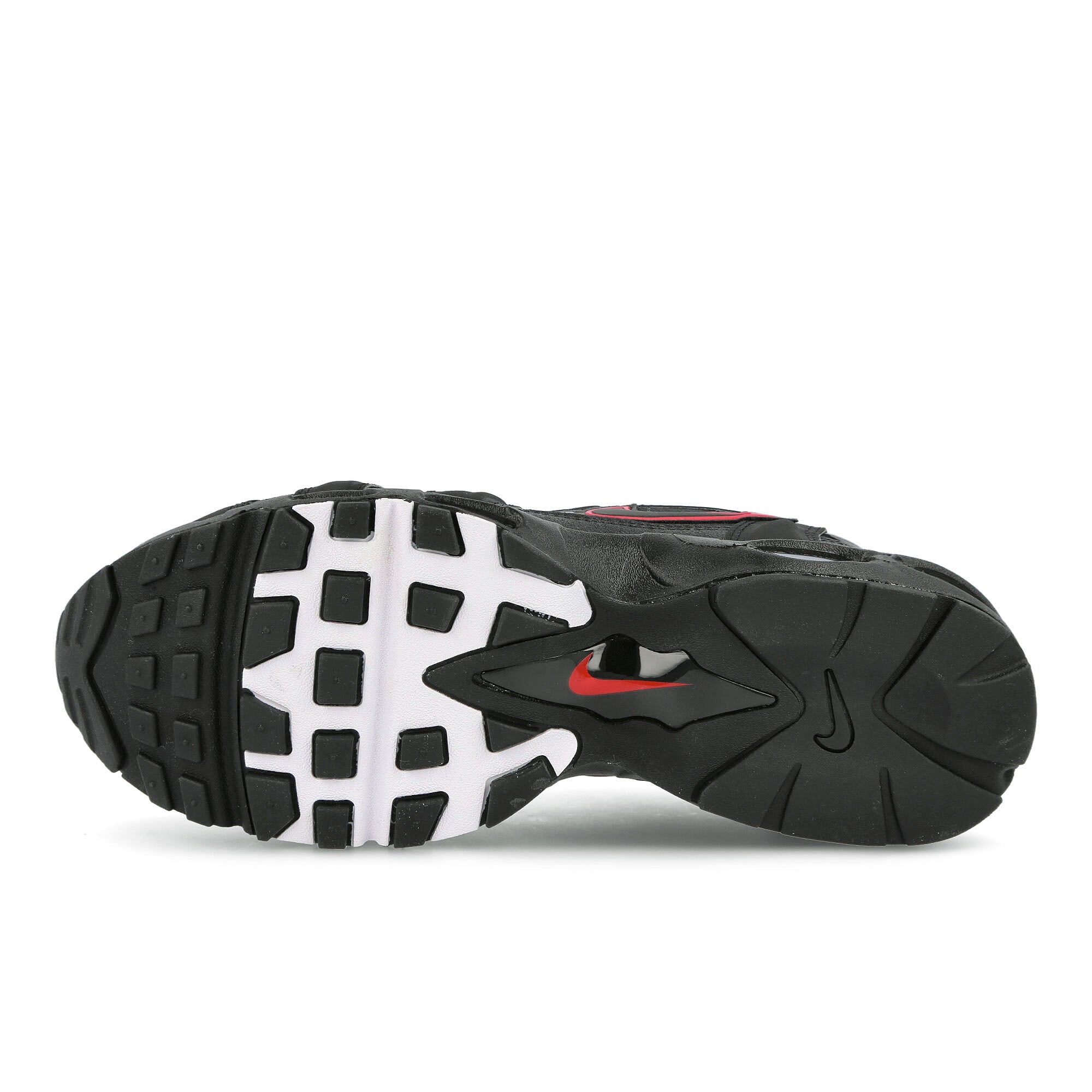 Nike air max 96 ii Black-Black - Sport Red - White Sneakers Detail View 1 | Overkill