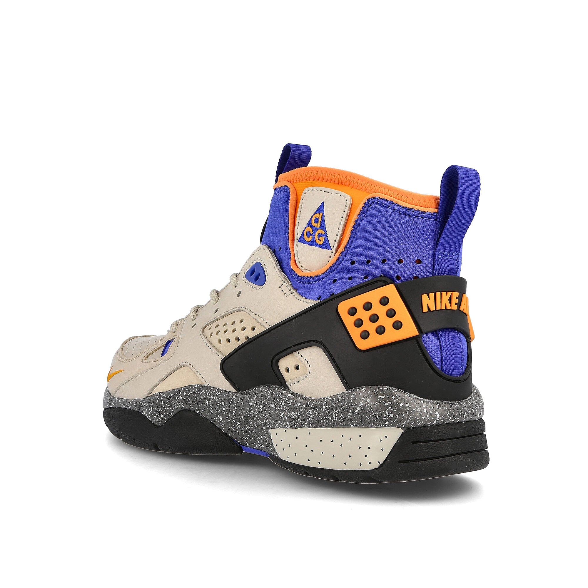 Nike acg air mowabb Birch-Bright Mandarin - Hyper Royal - Rattan High Top Sneakers Material | Overkill