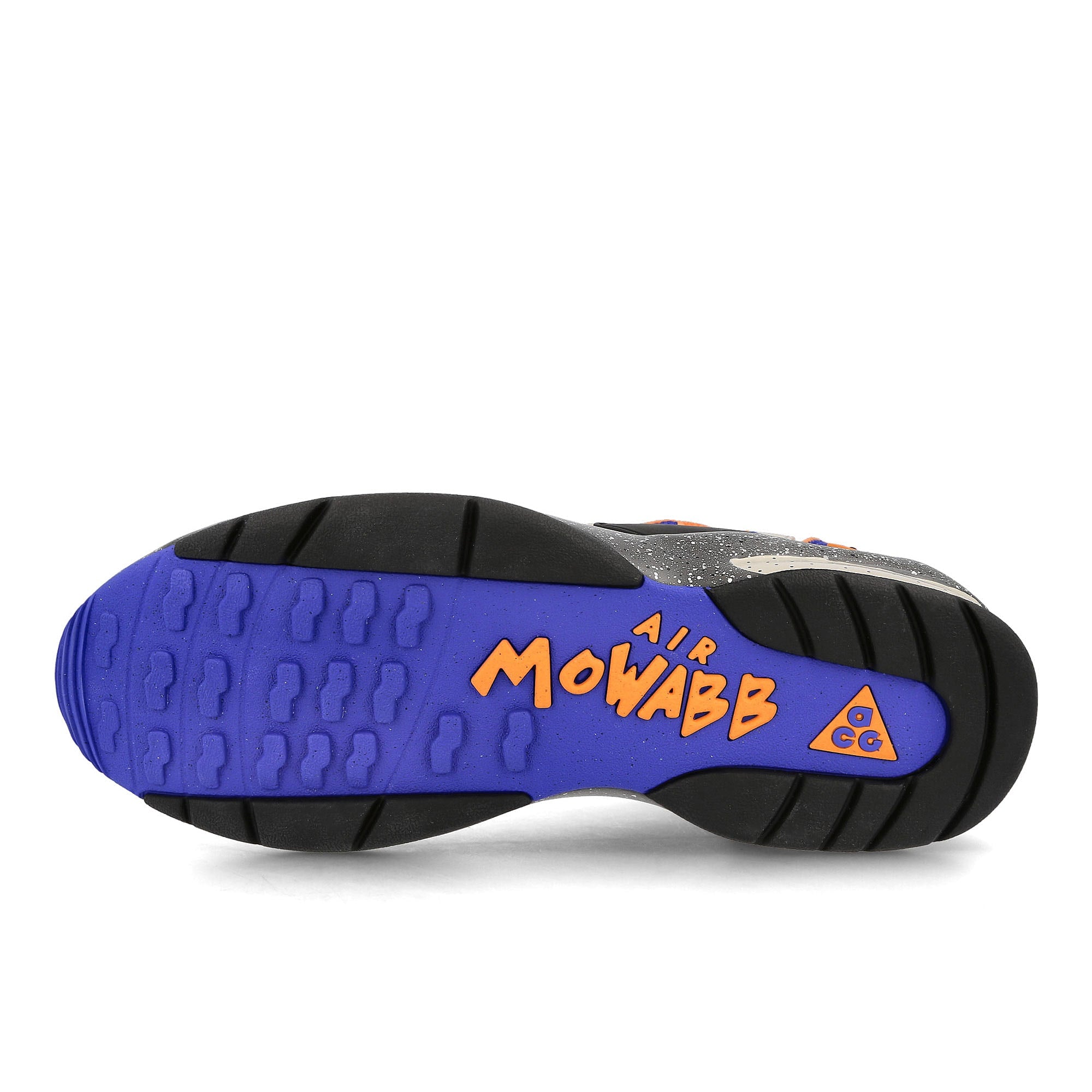 Nike acg air mowabb Birch-Bright Mandarin - Hyper Royal - Rattan High Top Sneakers Detail View 1 | Overkill