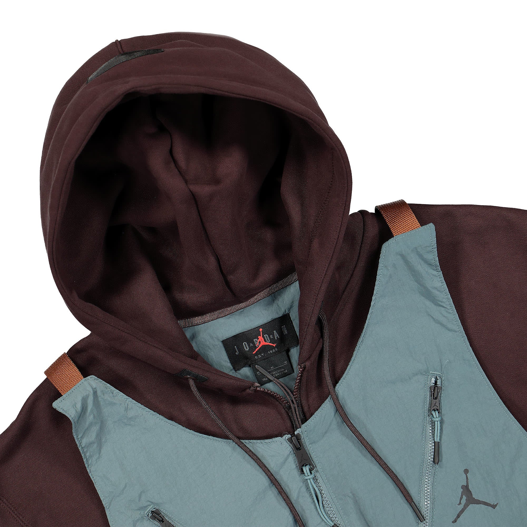 Jordan Air Jordan 23 Engineered Fleece Full-Zip Hoodie Brown Basal / Hasta / Pecan / Black Hoodies Material | Overkill