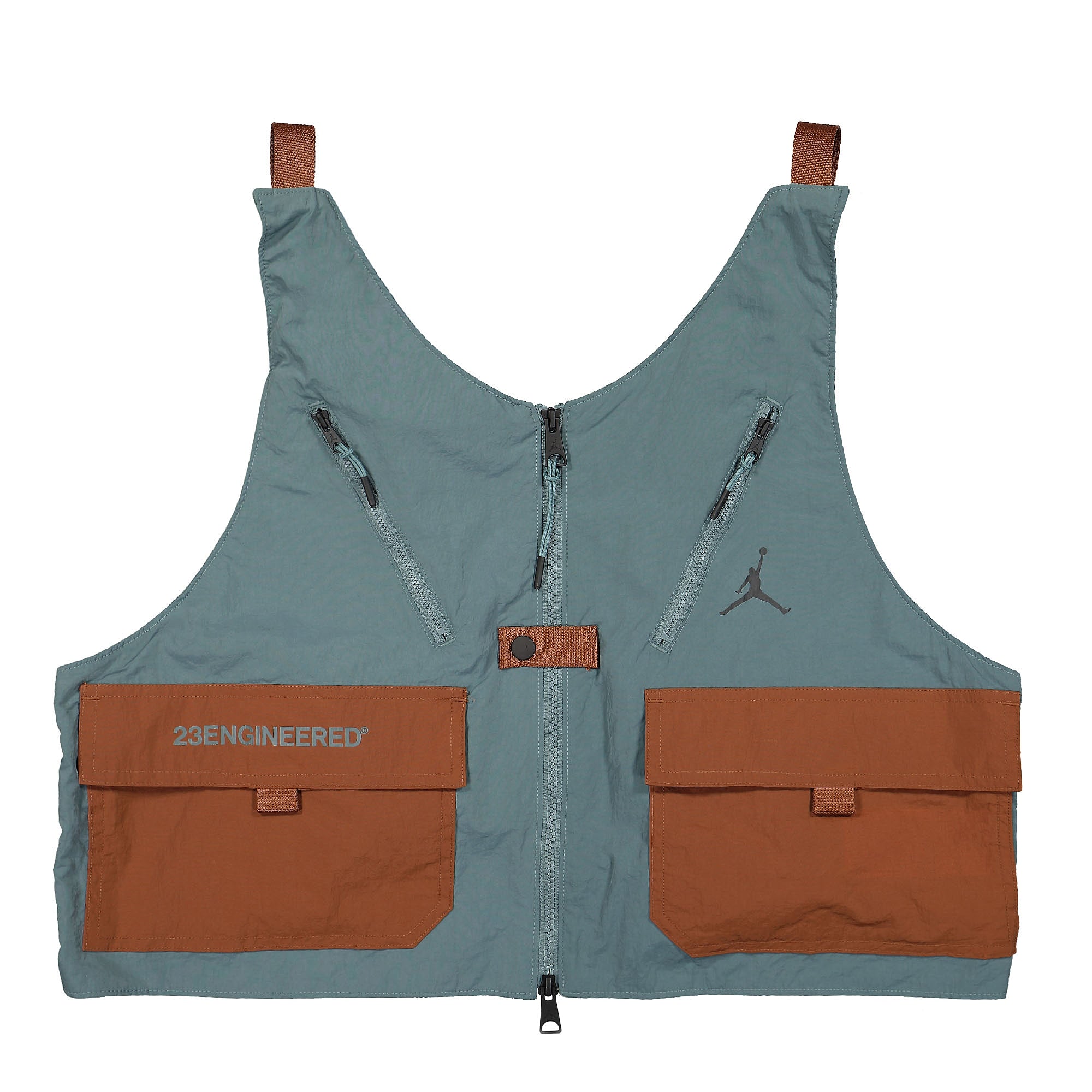 Jordan Air Jordan 23 Engineered Fleece Full-Zip Hoodie Brown Basal / Hasta / Pecan / Black Hoodies Detail view 1 | Overkill