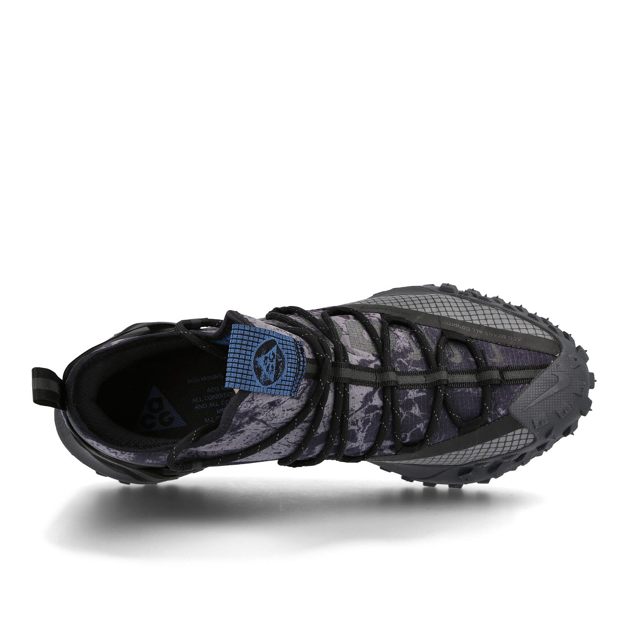 Nike acg mountain fly low Black-Black - Green Abyss Low Top Sneakers Detailfoto | Overkill