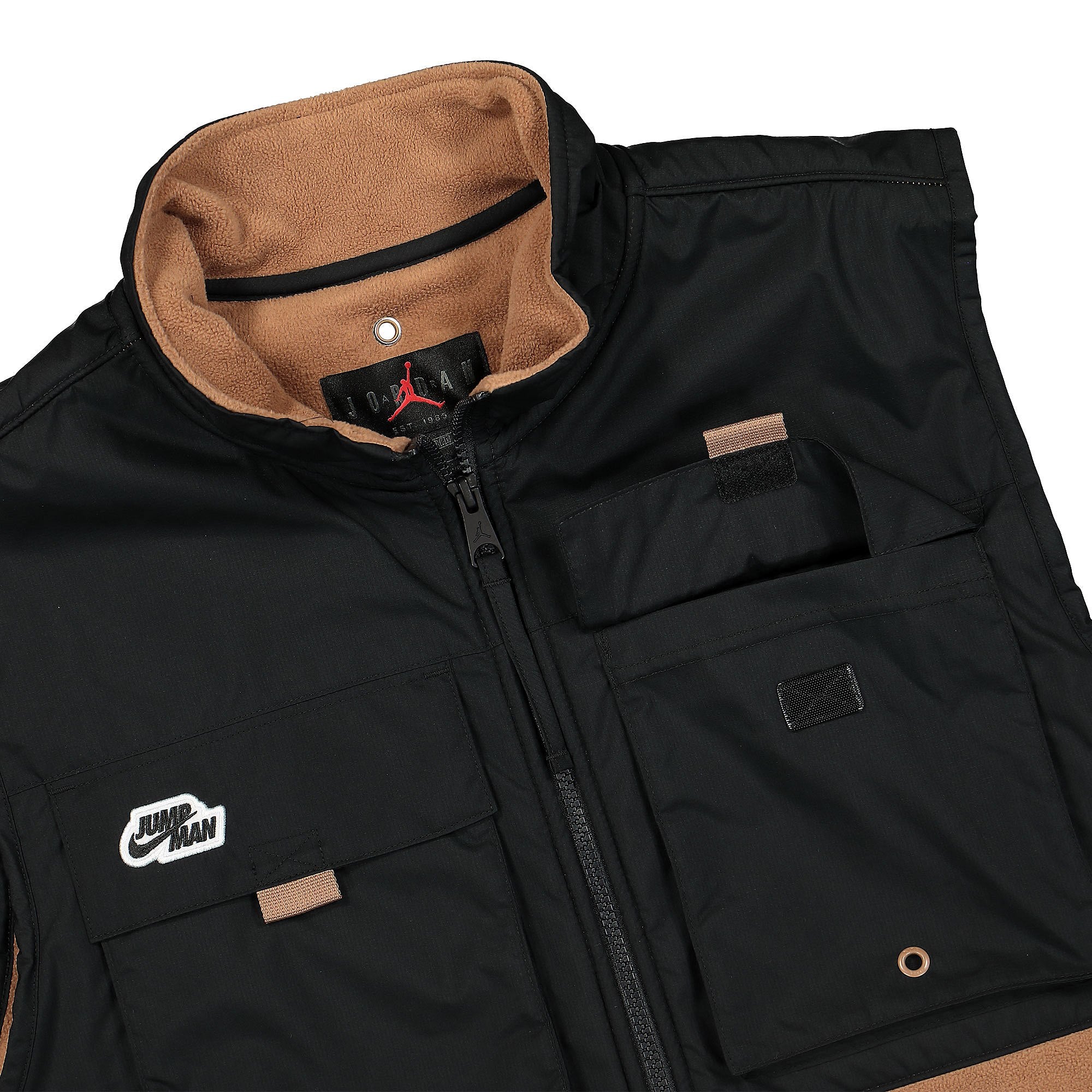 Jordan Air Jordan Jumpman Vest Archaeo Brown / Black Vests Close-up | Overkill