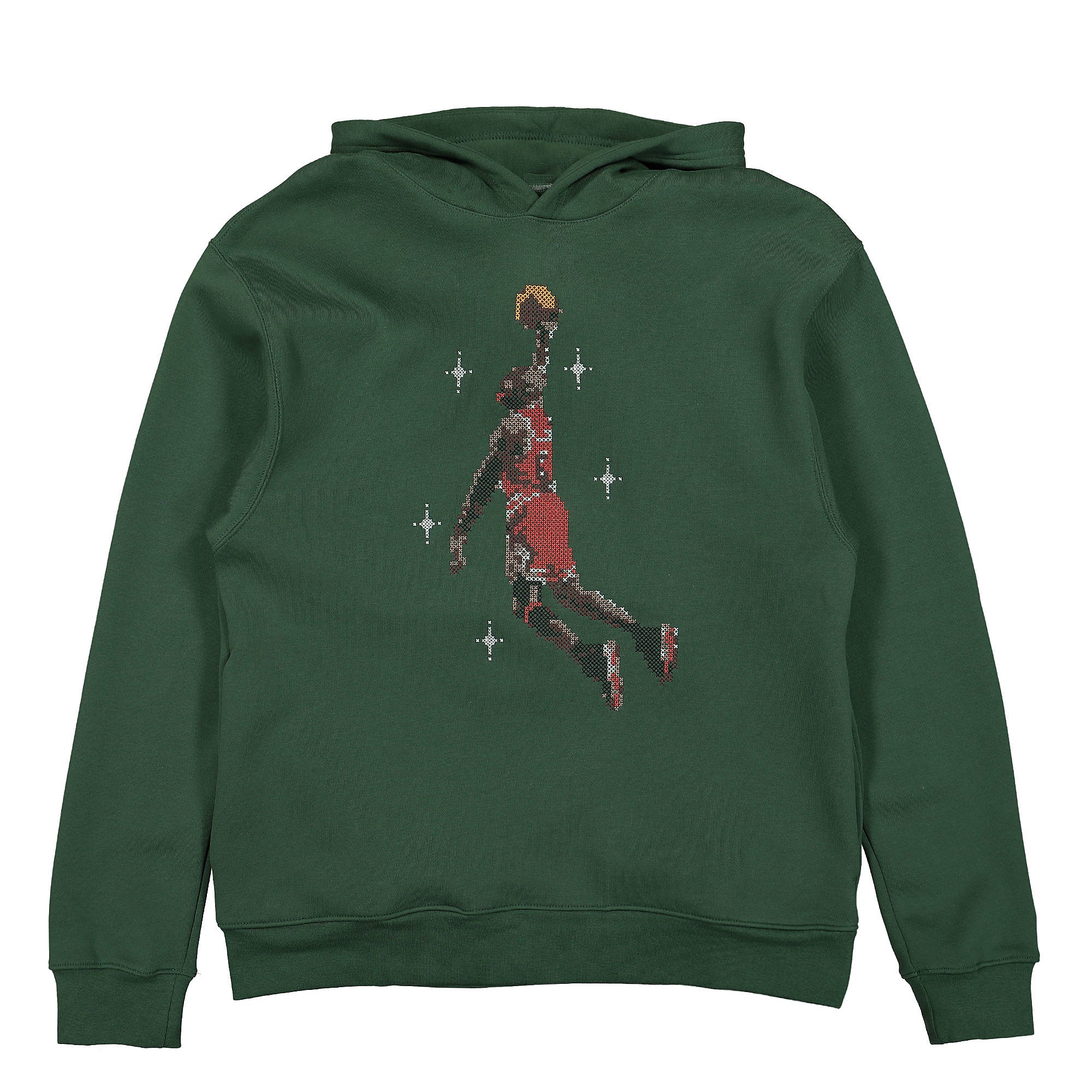 Jordan Air Jordan Essentials Fleece Graphic Hoodie Noble Green Hoodies DC9713 333 | Overkill