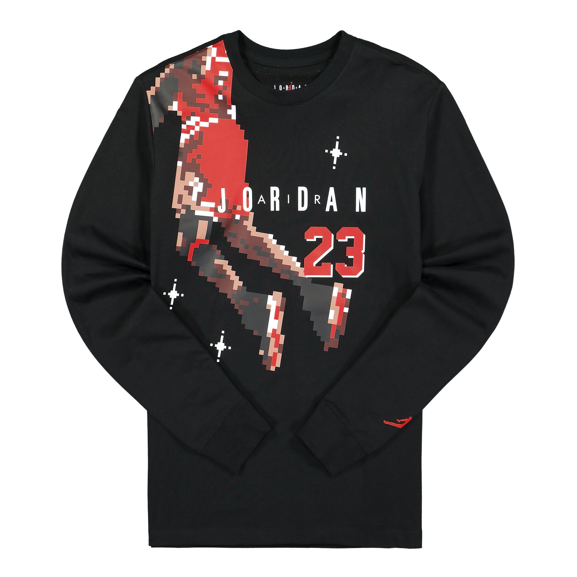 Jordan Air Jordan Brand Holyday Crew Longsleeve Black / Chile Red Longsleeves DC9793 010 | Overkill