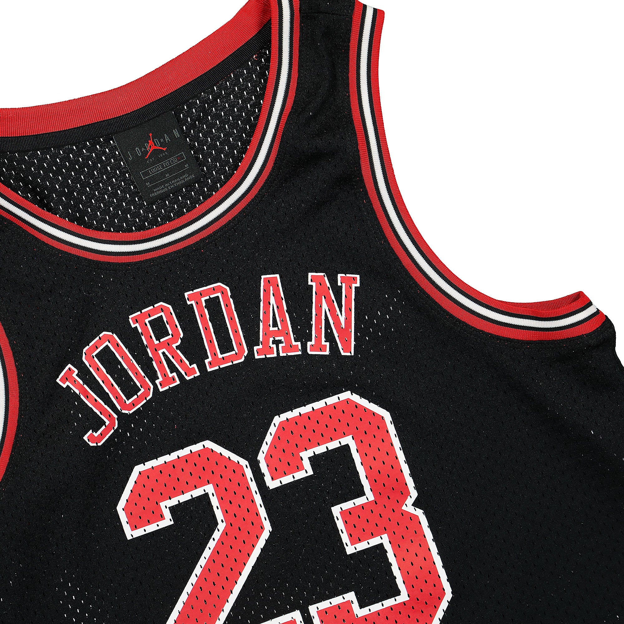 Jordan Wmns Air Jordan Essentials Jersey Black T-Shirts Close-up | Overkill
