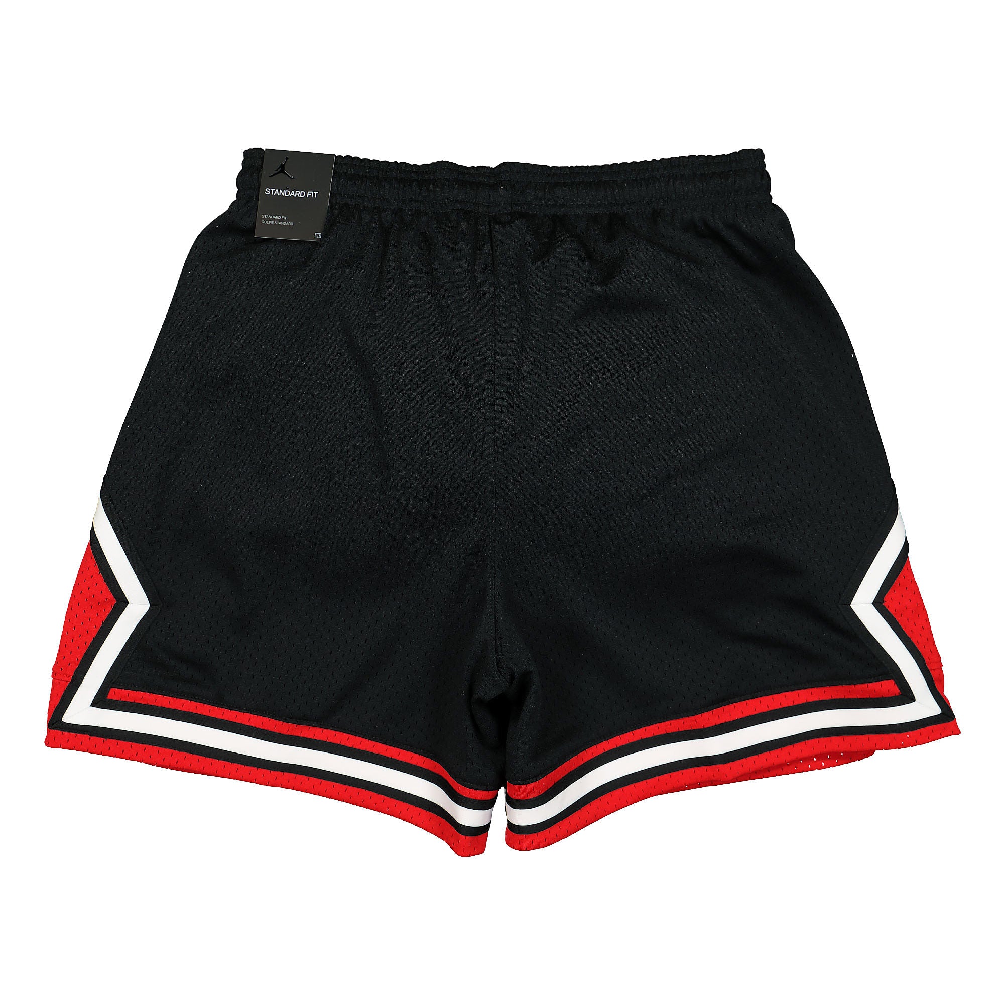 Jordan Wmns Air Jordan Essentials Diamond Short Black / University Red Shorts Material | Overkill
