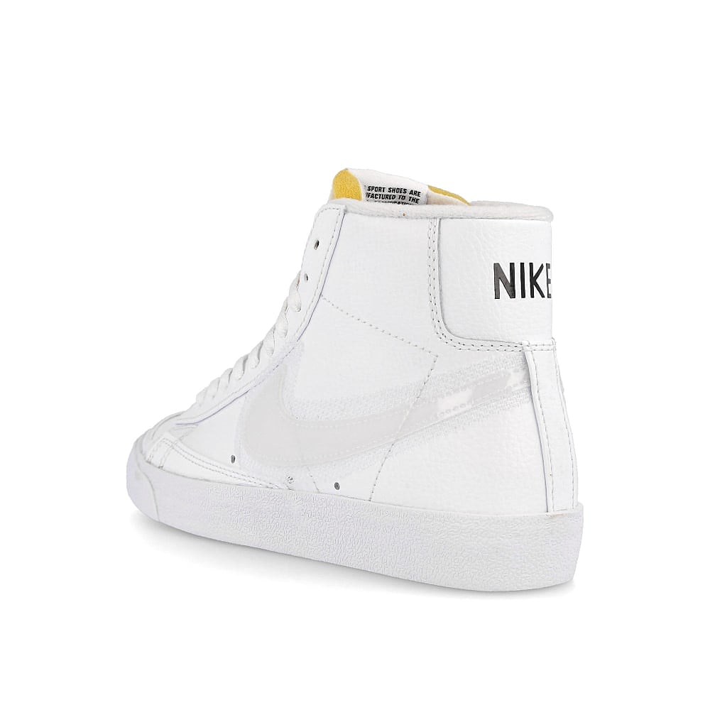 Nike wmns blazer mid 77 White-White - Black Mid Top Sneakers Material | Overkill
