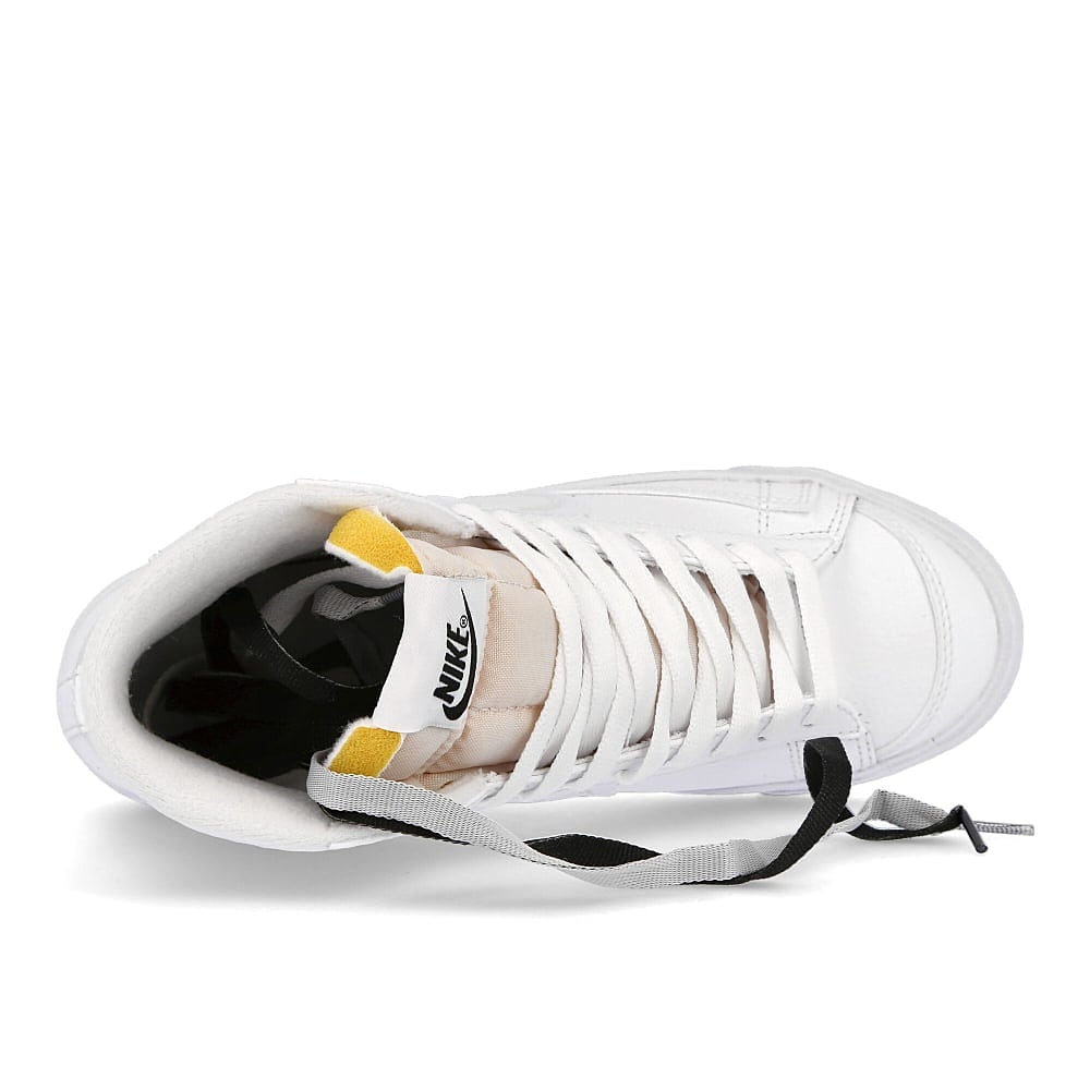 Nike wmns blazer mid 77 White-White - Black Mid Top Sneakers Detailfoto | Overkill