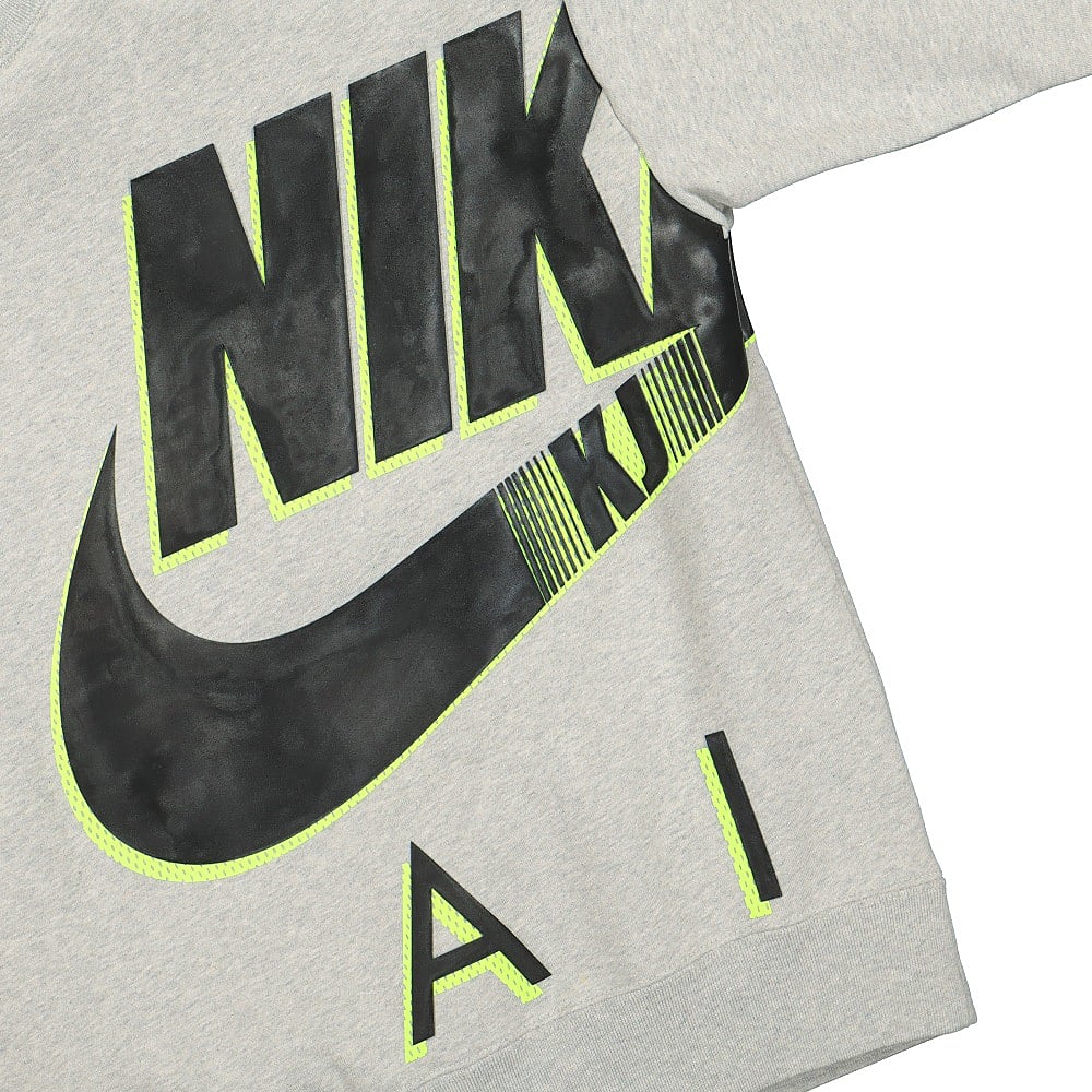 Nike Kim Jones x Nike NRG AM Fleece Crew Grey Heather Sweatshirts Detail view 1 | Overkill