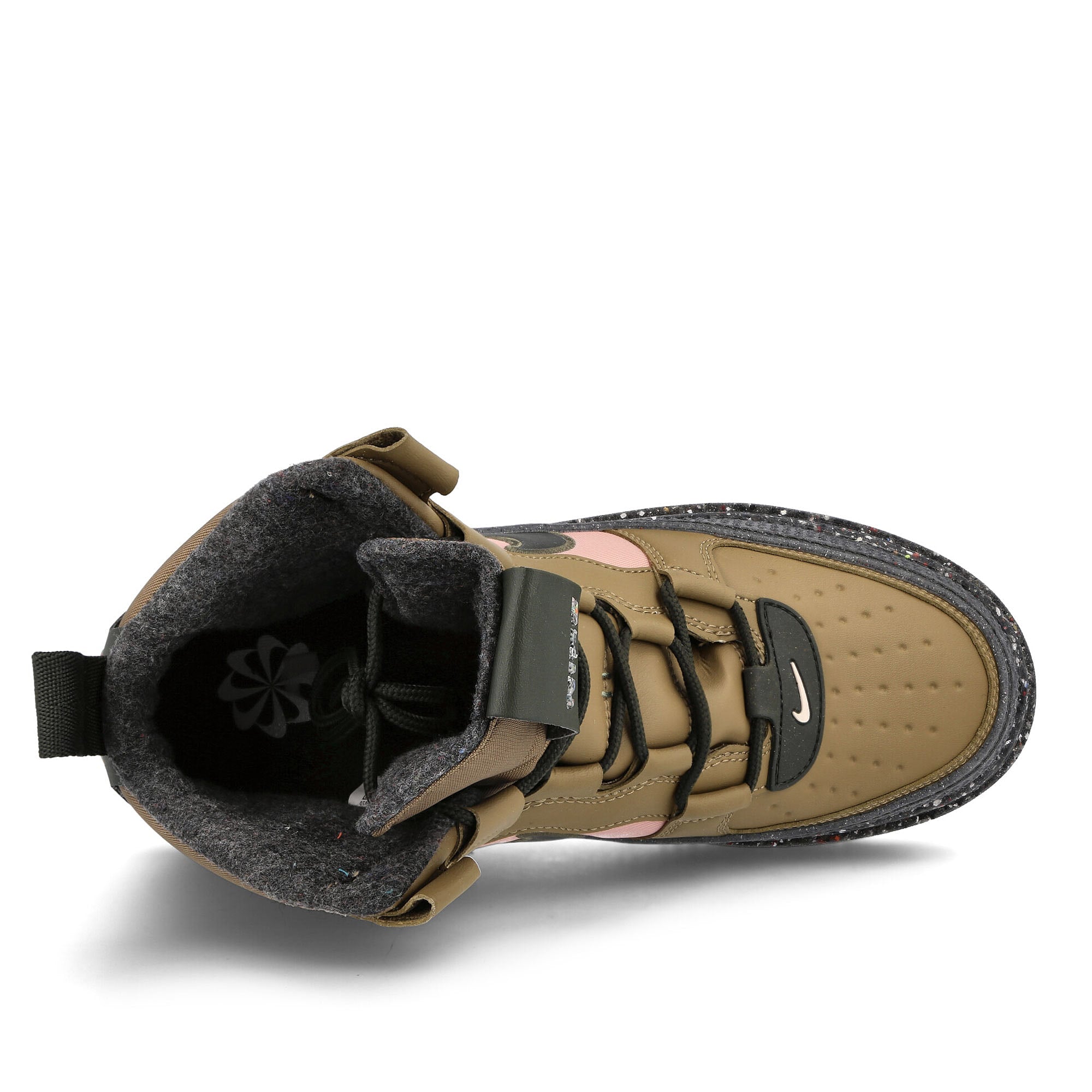 Nike air force 1 boots Brown Kelp-Sequoia - Medium Olive Boots Detailfoto | Overkill