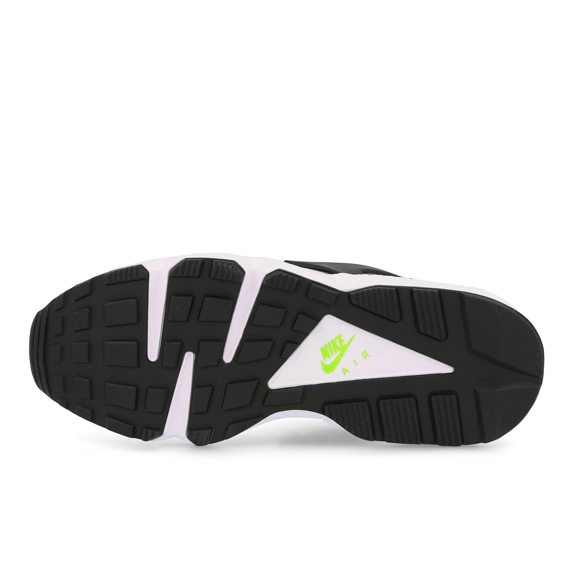 Nike air huarache White-Scream Green - Royal Blue - Black Low Top Sneakers Detail View 1 | Overkill