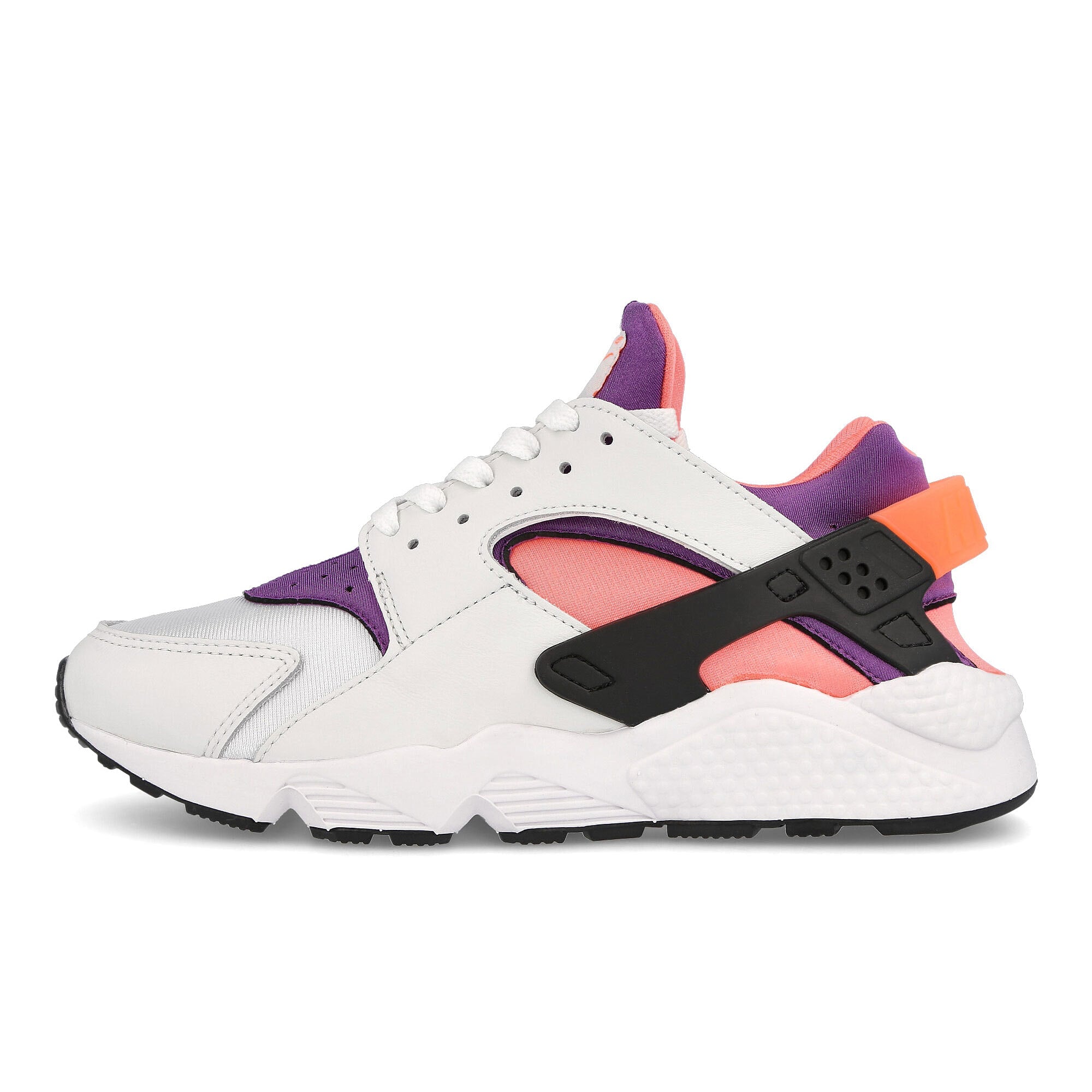 Nike air huarache White-Purple - Bright Mango - Black Low Top Sneakers DD1068 101 | Overkill