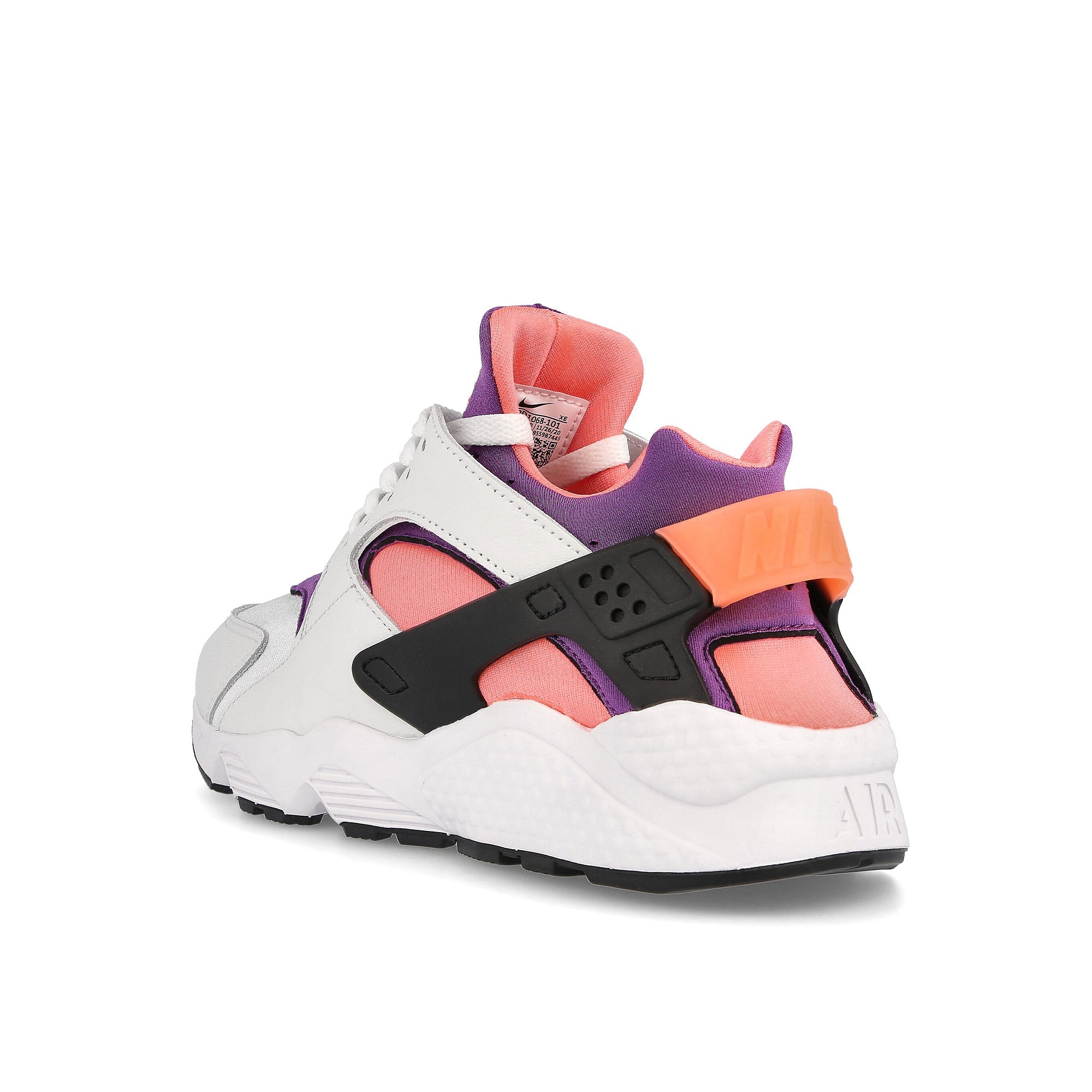 Nike air huarache White-Purple - Bright Mango - Black Low Top Sneakers Material | Overkill