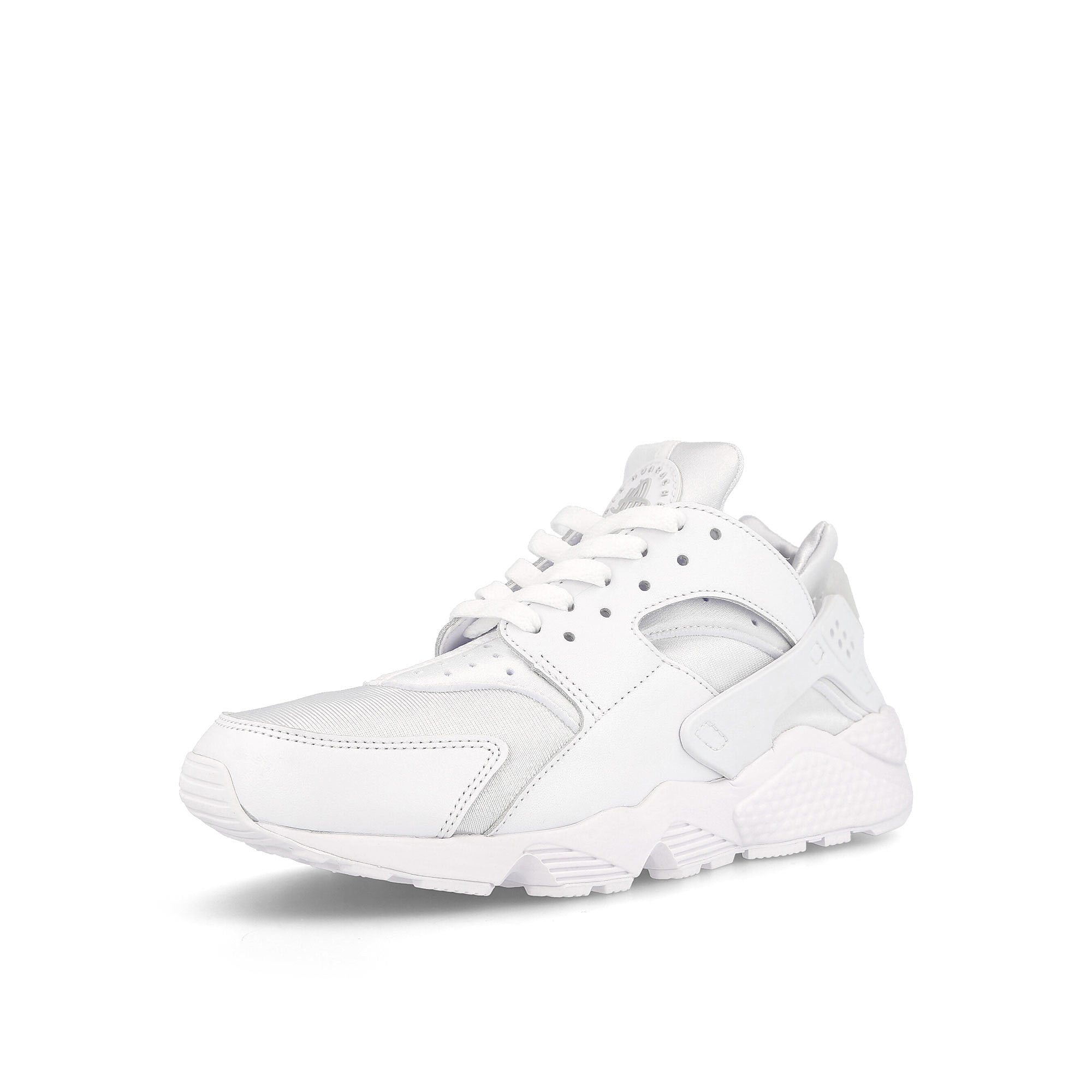 Nike air huarache White-Pure Platinum Low Top Sneakers Close Up | Overkill