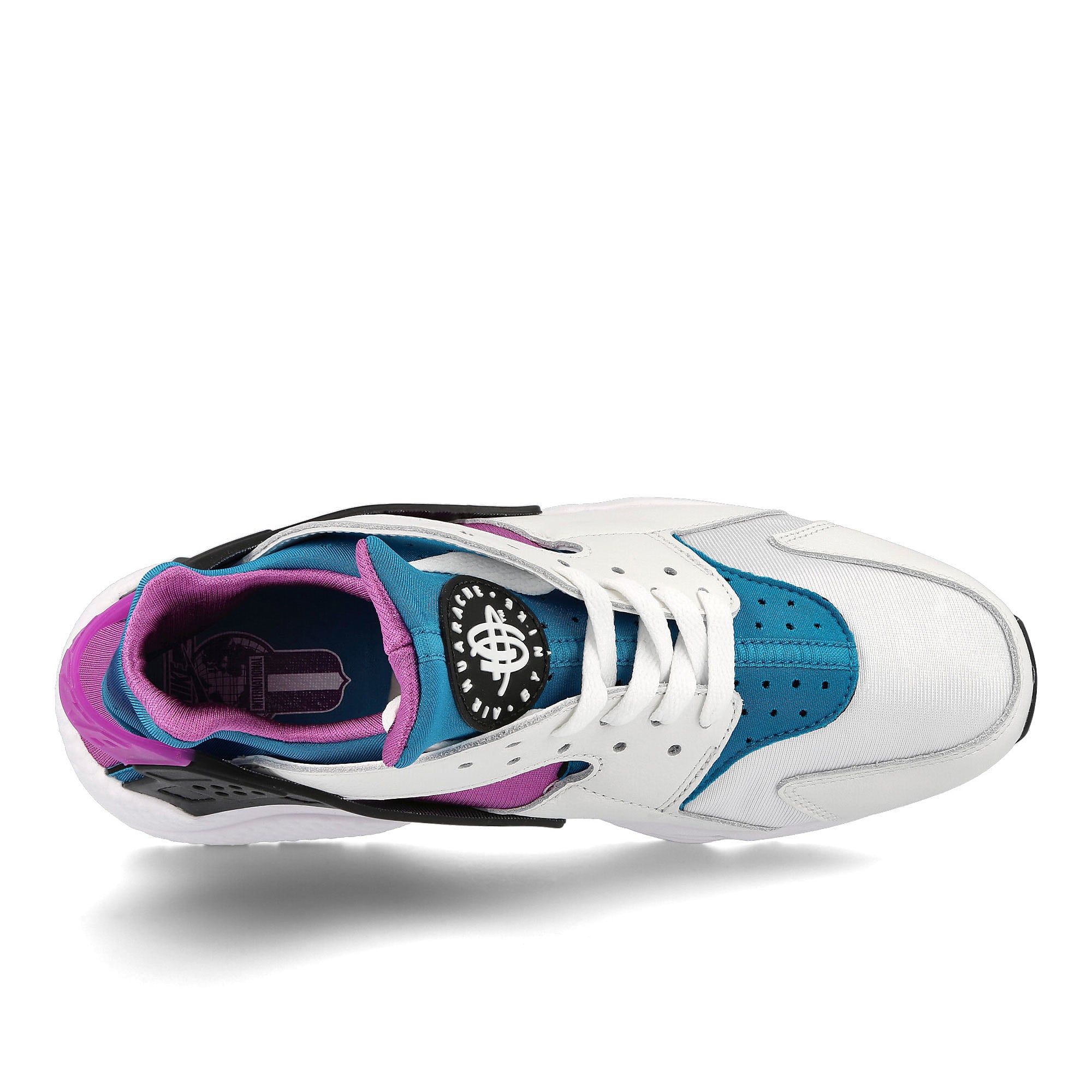 Nike air huarache White-Aquatone - Deep Magenta - Black Low Top Sneakers Detailfoto | Overkill