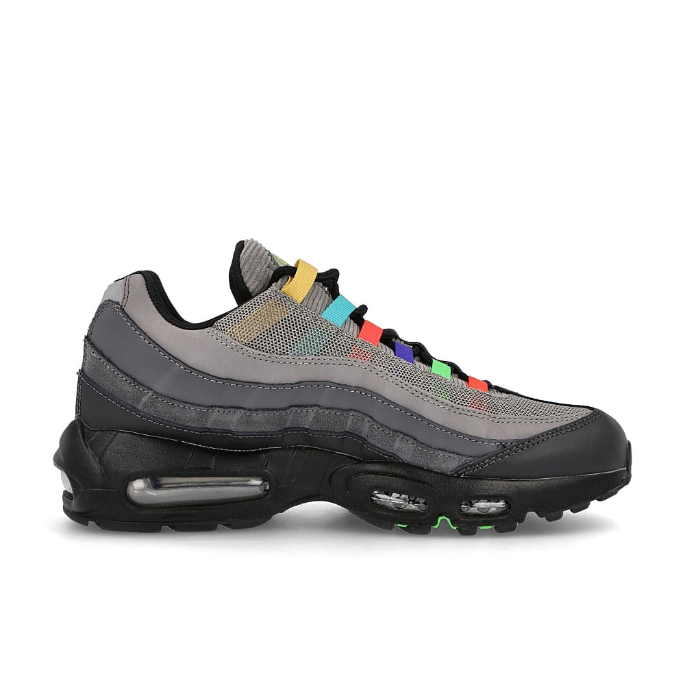 Nike wmns air max 95 se Light Charcoal-University Red - Black Sneakers Silhouette | Overkill