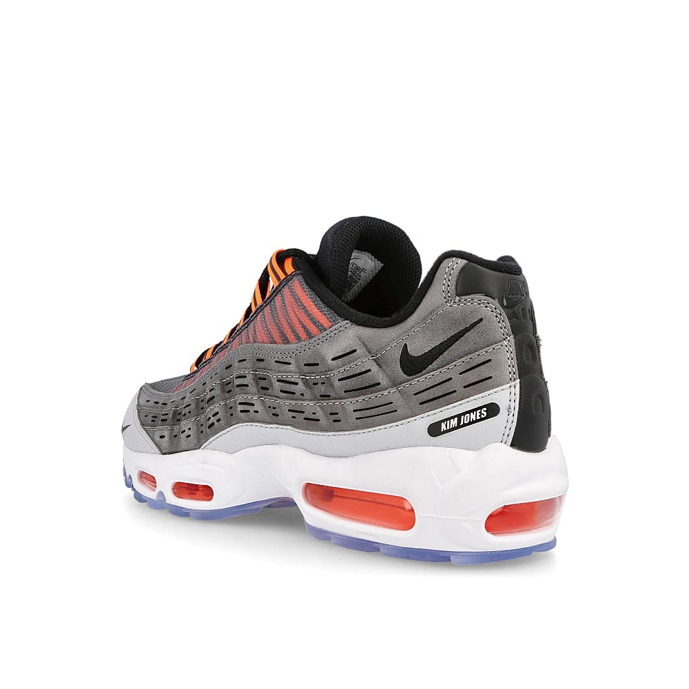 Nike Kim Jones x Nike Air Max 95 Black-Total Orange - Dark Grey - Cool Grey Sneakers Material | Overkill