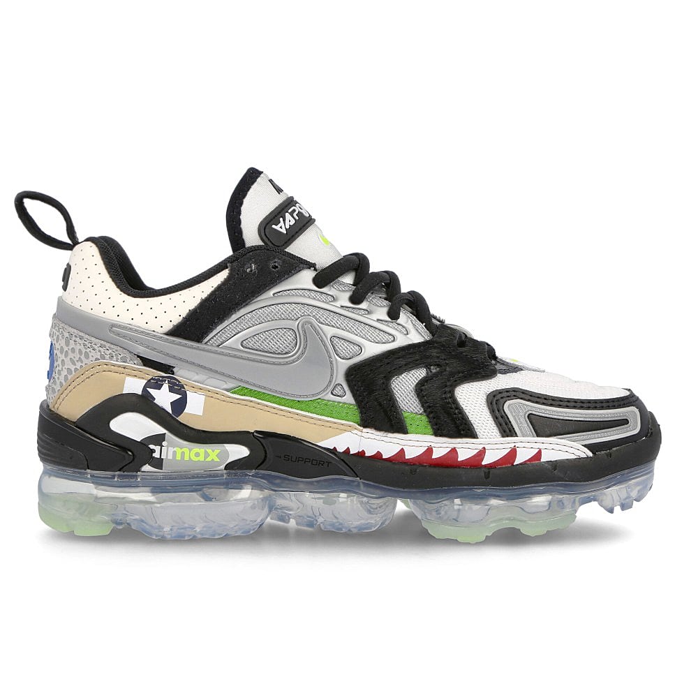Nike air vapormax evo nrg Black-Clear - Metallic Silver - White Sneakers Silhouette | Overkill