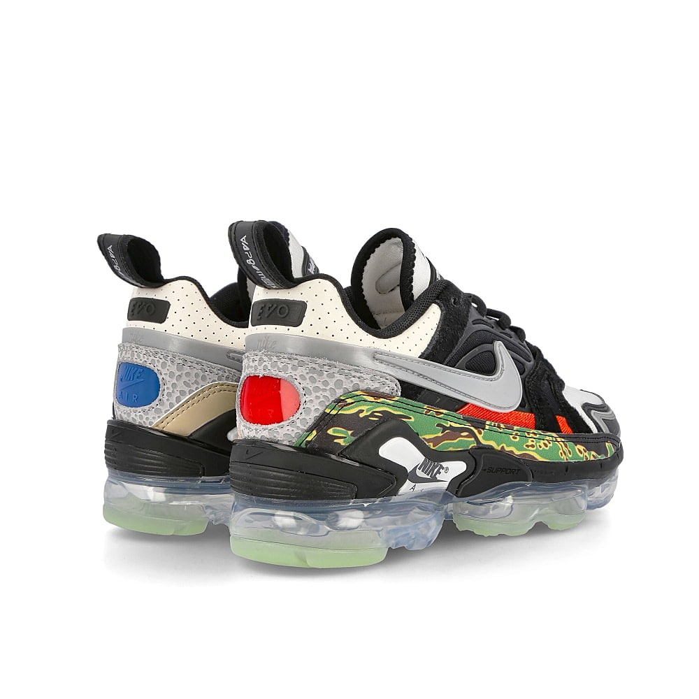 Nike air vapormax evo nrg Black-Clear - Metallic Silver - White Sneakers Close Up | Overkill