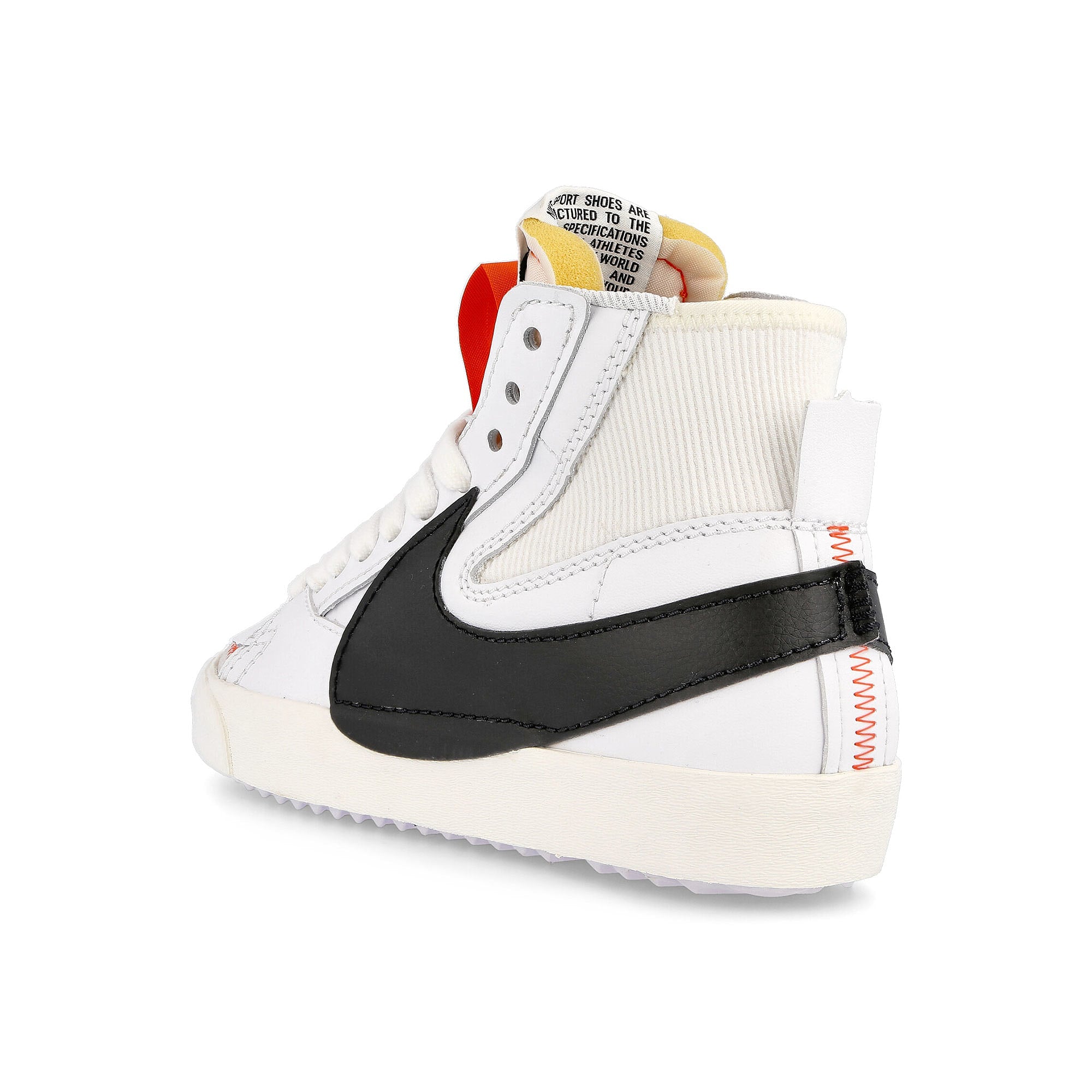Nike blazer mid 77 jumbo White-Black - White - Sail Mid Top Sneakers Material | Overkill