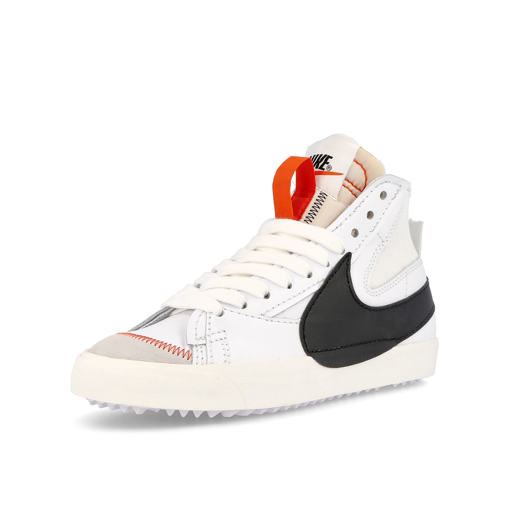 Nike blazer mid 77 jumbo White-Black - White - Sail Mid Top Sneakers Close Up | Overkill