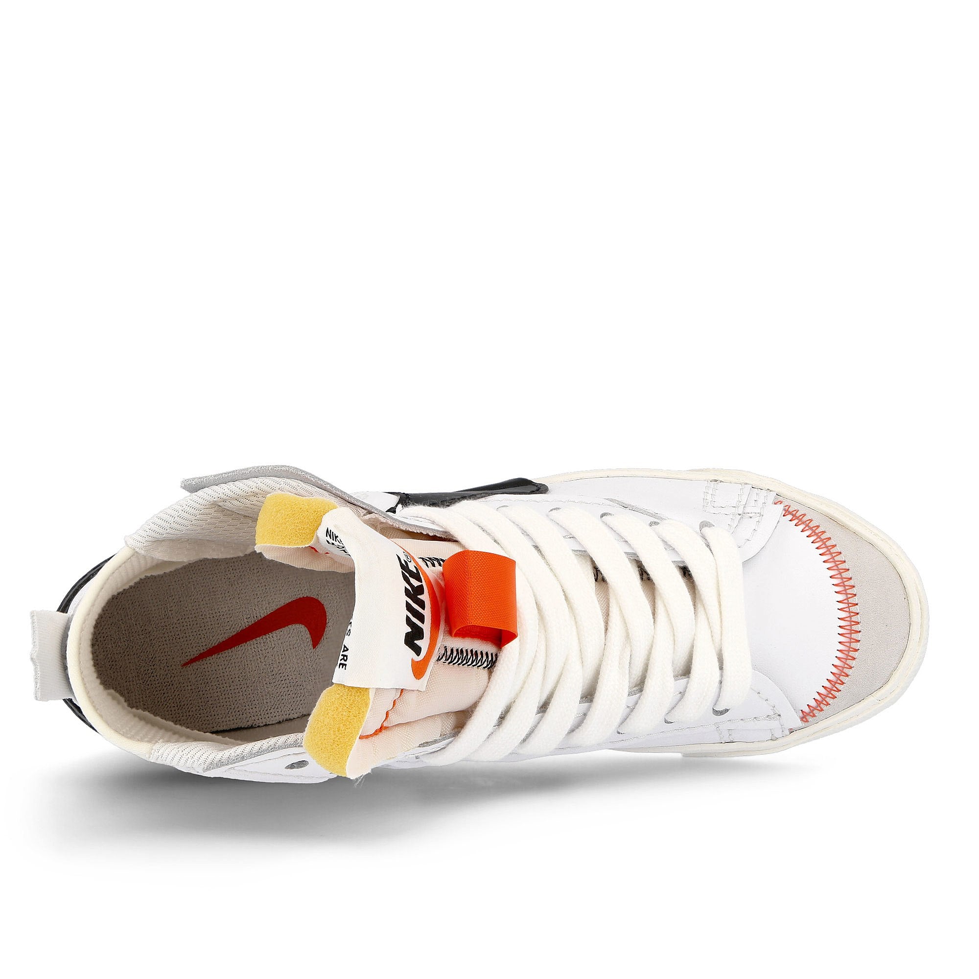 Nike blazer mid 77 jumbo White-Black - White - Sail Mid Top Sneakers Detailfoto | Overkill