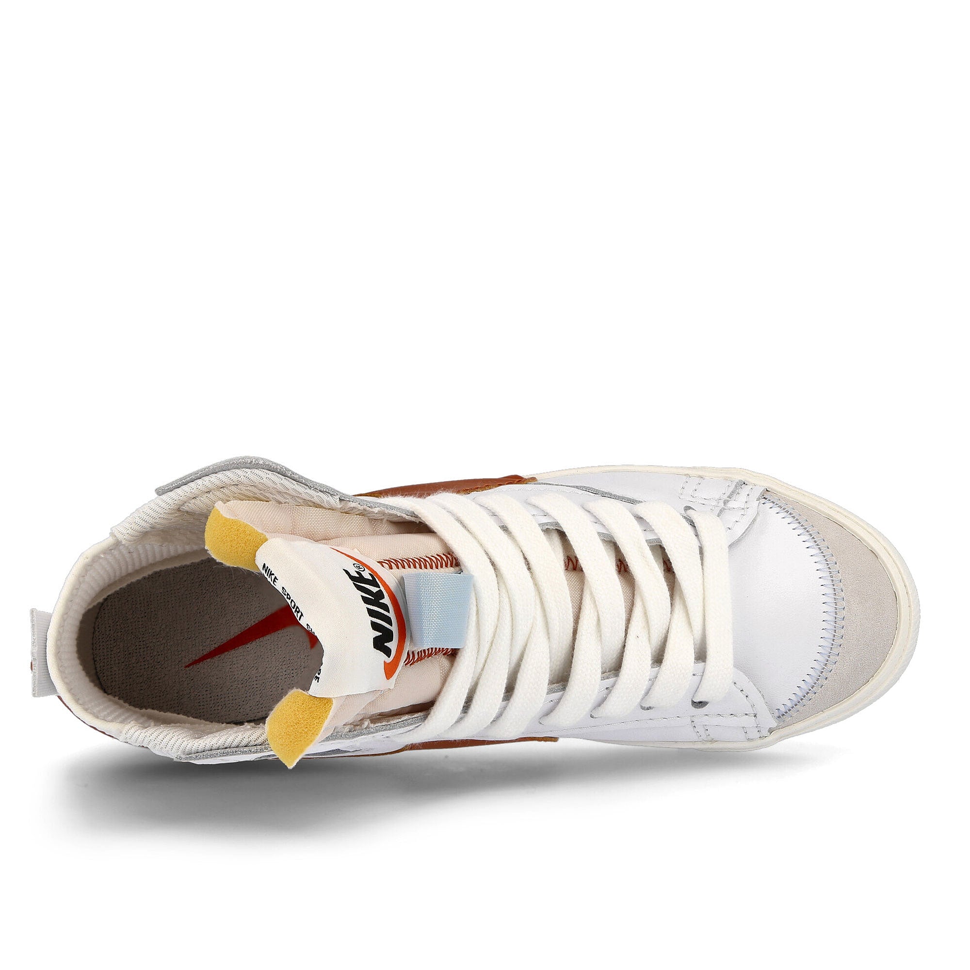 Nike blazer mid 77 jumbo White-Dark Russet - White - Sail Mid Top Sneakers Detailfoto | Overkill