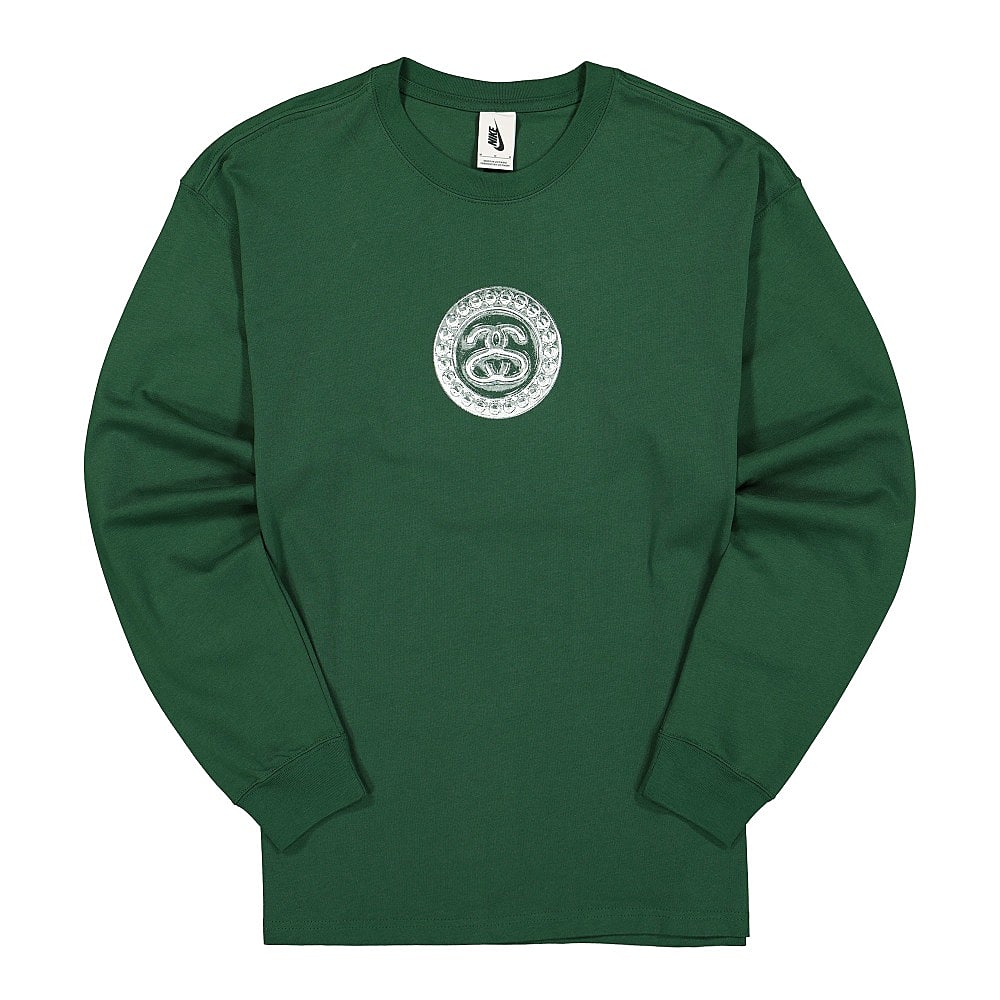 Nike Stussy x Nike NRG Longsleeve Tee ZR Gorge Green Longsleeves DD3344 341 | Overkill