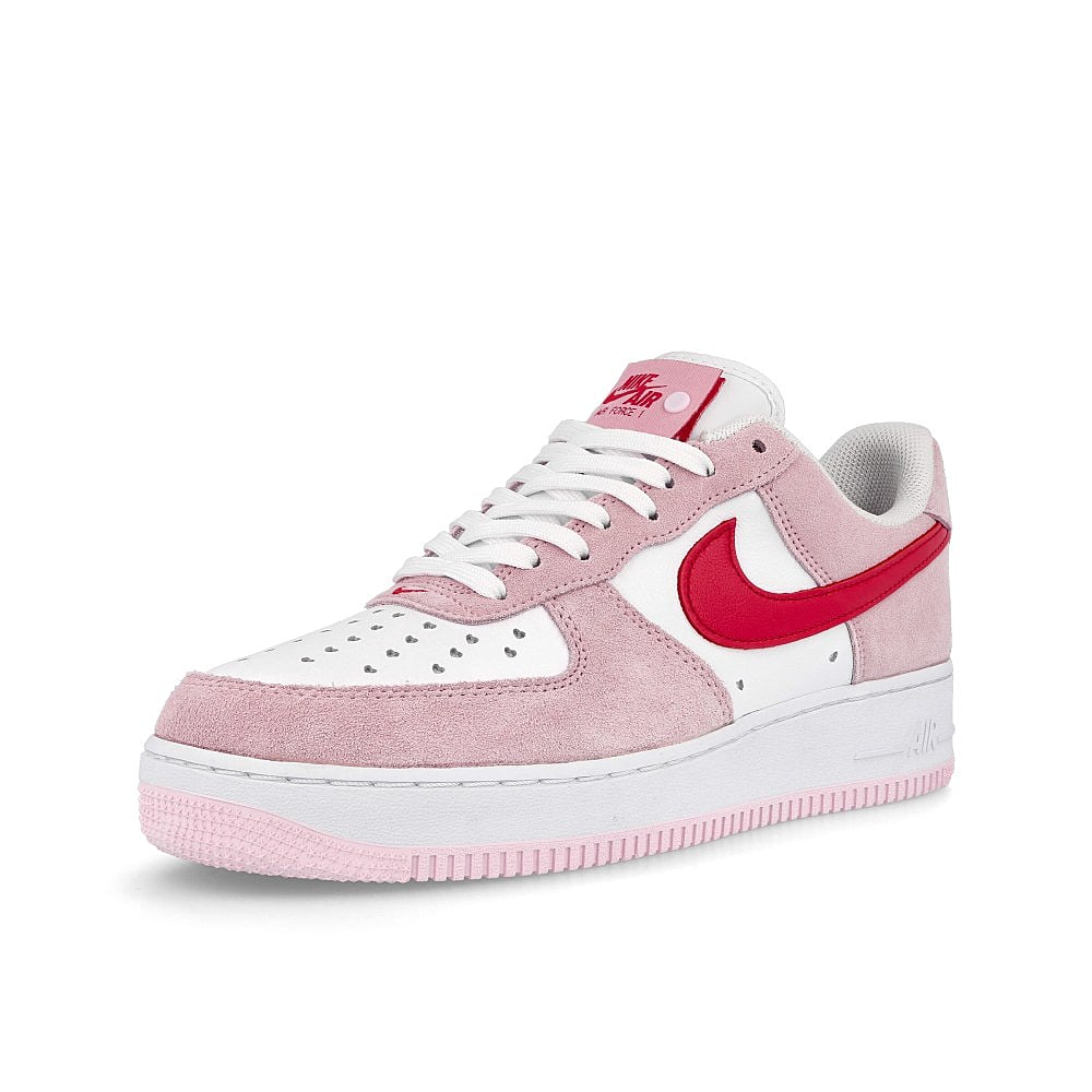 Nike air force 1 07 qs Tulip Pink / Universitiy Red - White Detailfoto | Overkill
