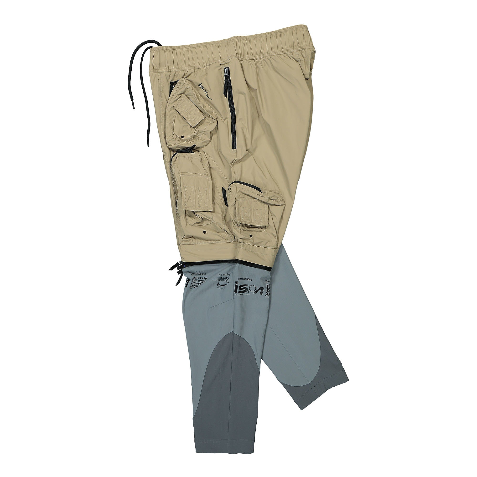 Nike NRG ISPA Pant Khaki / Black / Cool Grey Sweat & Track Pants Close-up | Overkill