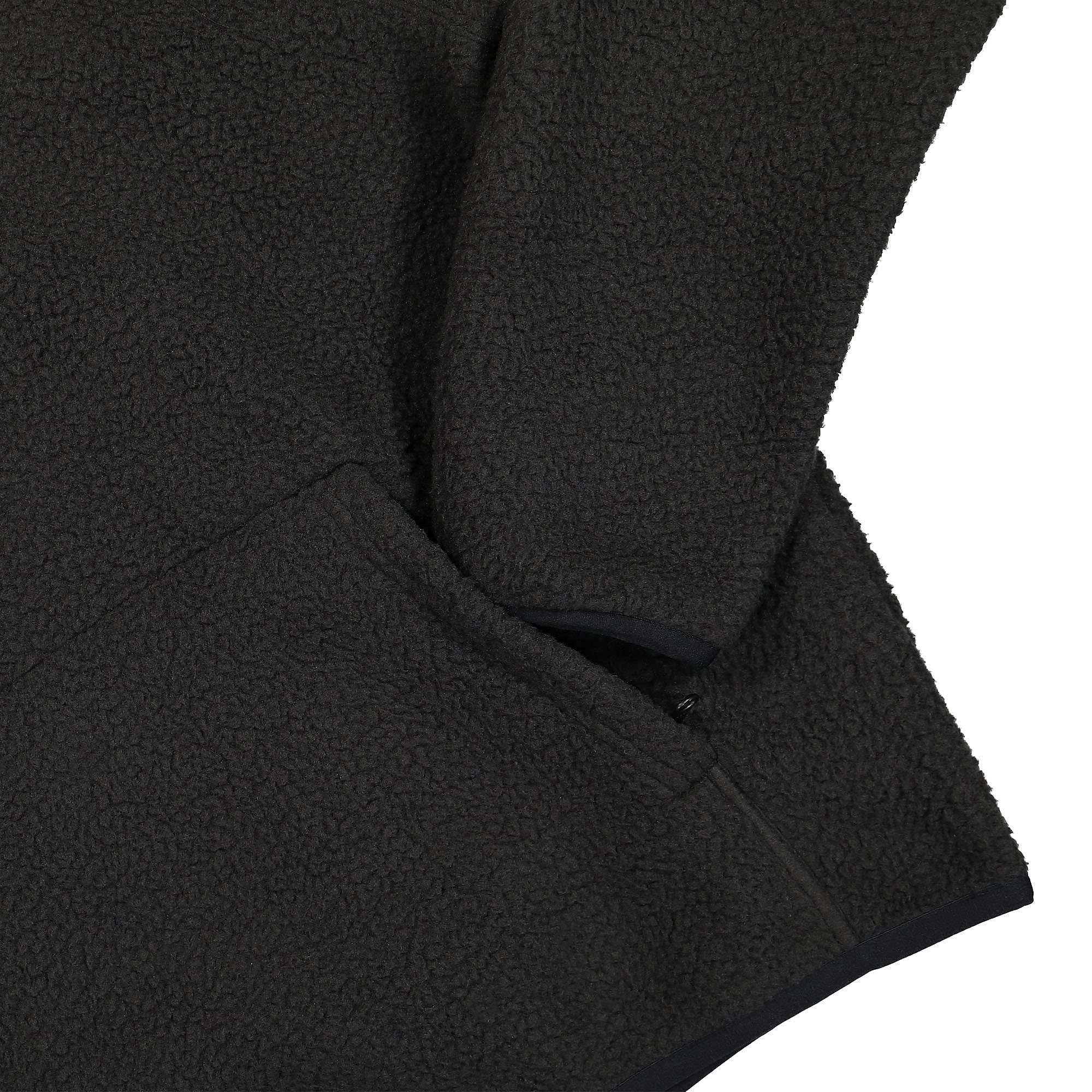 Nike NSW Sport Essentials Plus Sherpa GX Fleece Hoodie Black / Black / White Hoodies Detailfoto | Overkill