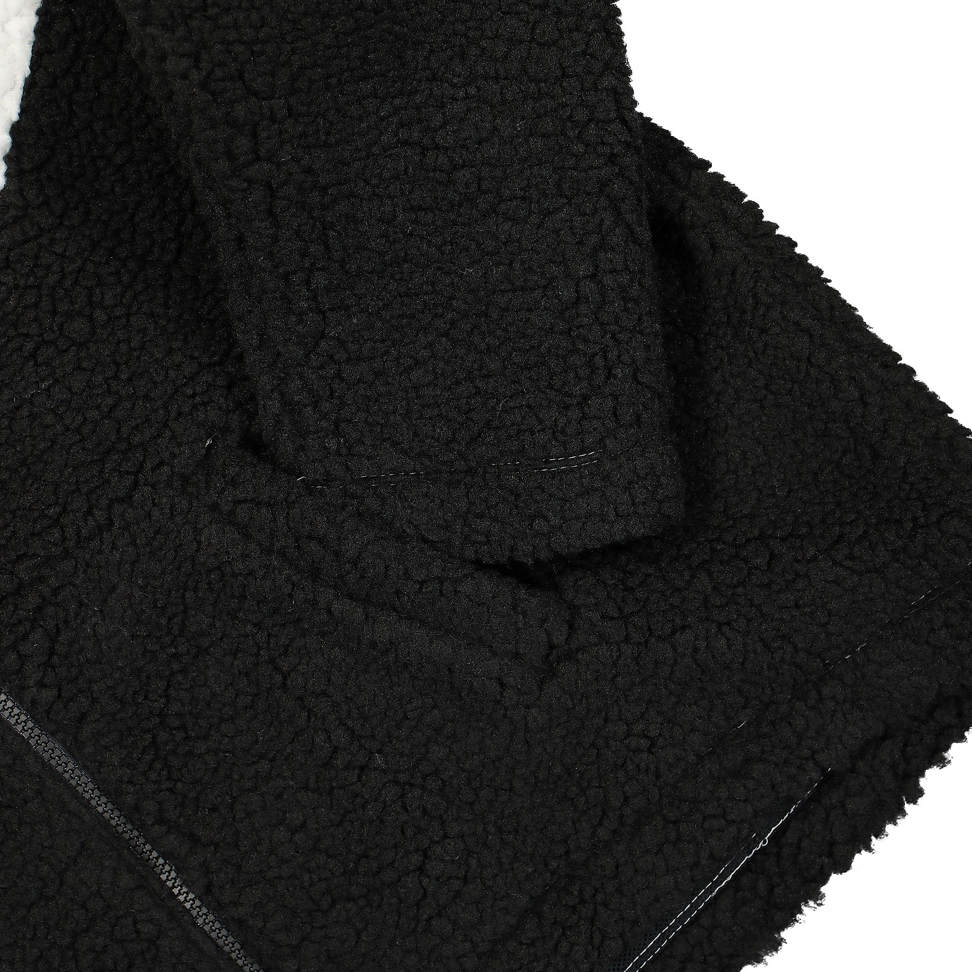 Nike Wmns NSW Swoosh Sherpa Full Zip Jacket Black / White Jackets Detailfoto | Overkill