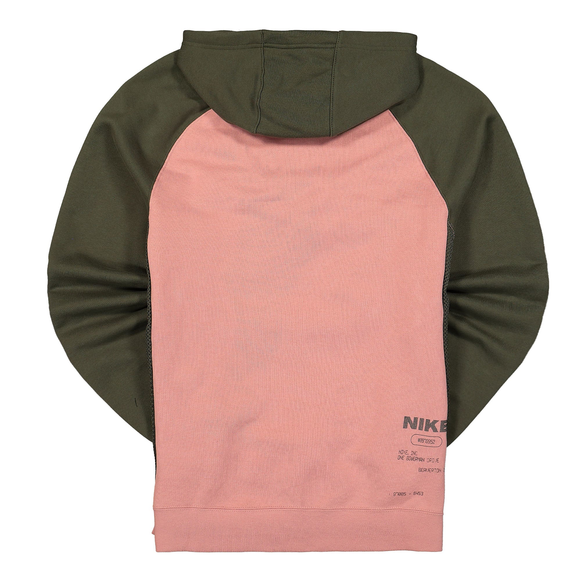Nike NSW City Made French Terry Hoodie Rust Pink / Cargo Khaki / Dutch Green Hoodies Material | Overkill