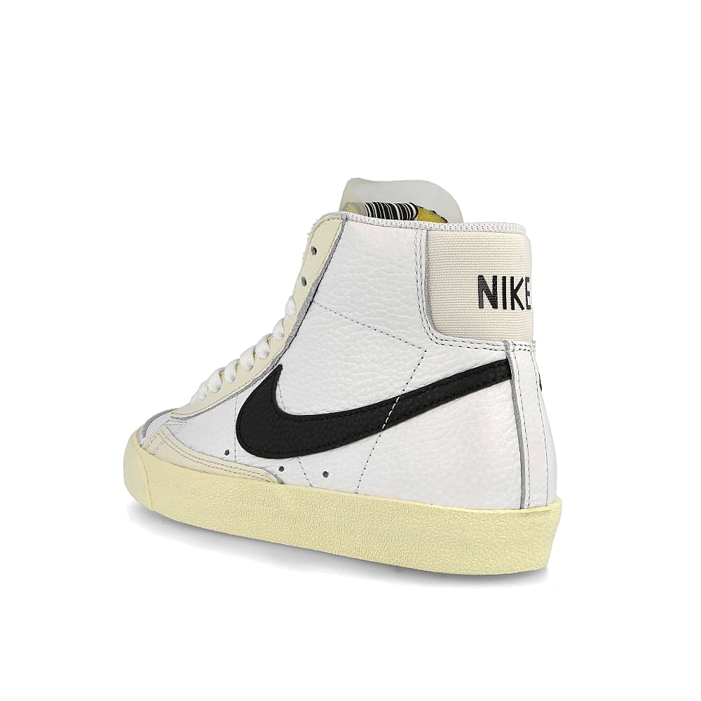 Nike wmns blazer mid 77 Summit White-Black - Pale Ivory - Beach Mid Top Sneakers Material | Overkill