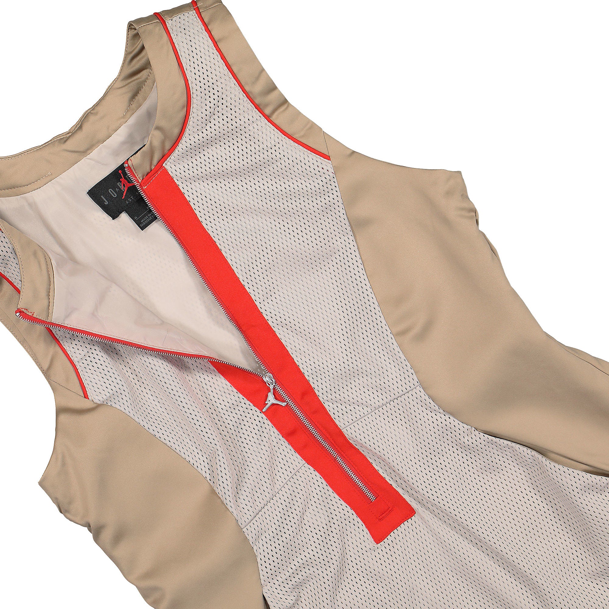 Jordan Wmns Air Jordan New Classic Capsule Dress Khaki / Moon Particle / Brushed Silver Dresses Close-up | Overkill