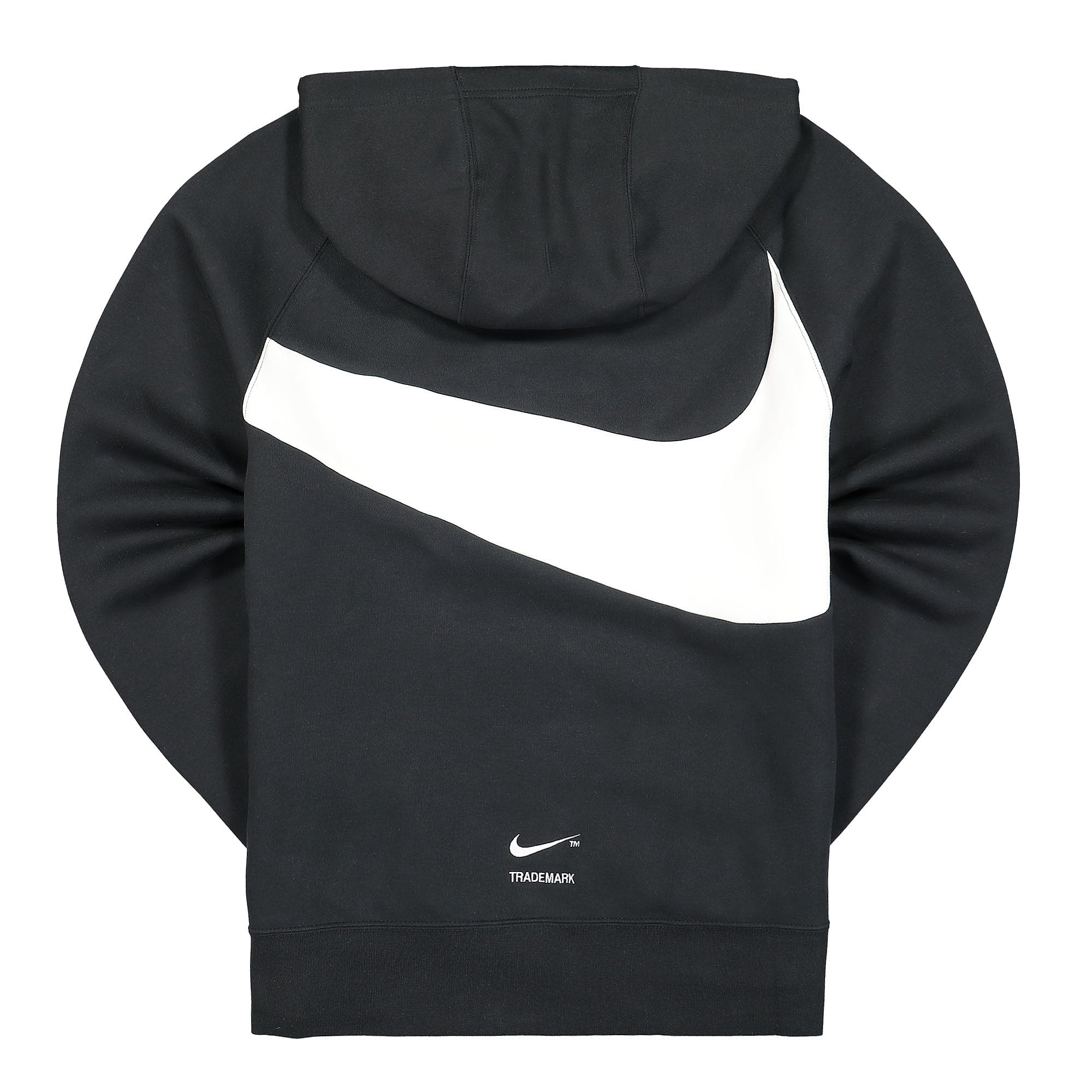Nike NSW Swoosh Tech Fleece Hoodie Black / White / White Hoodies Material | Overkill