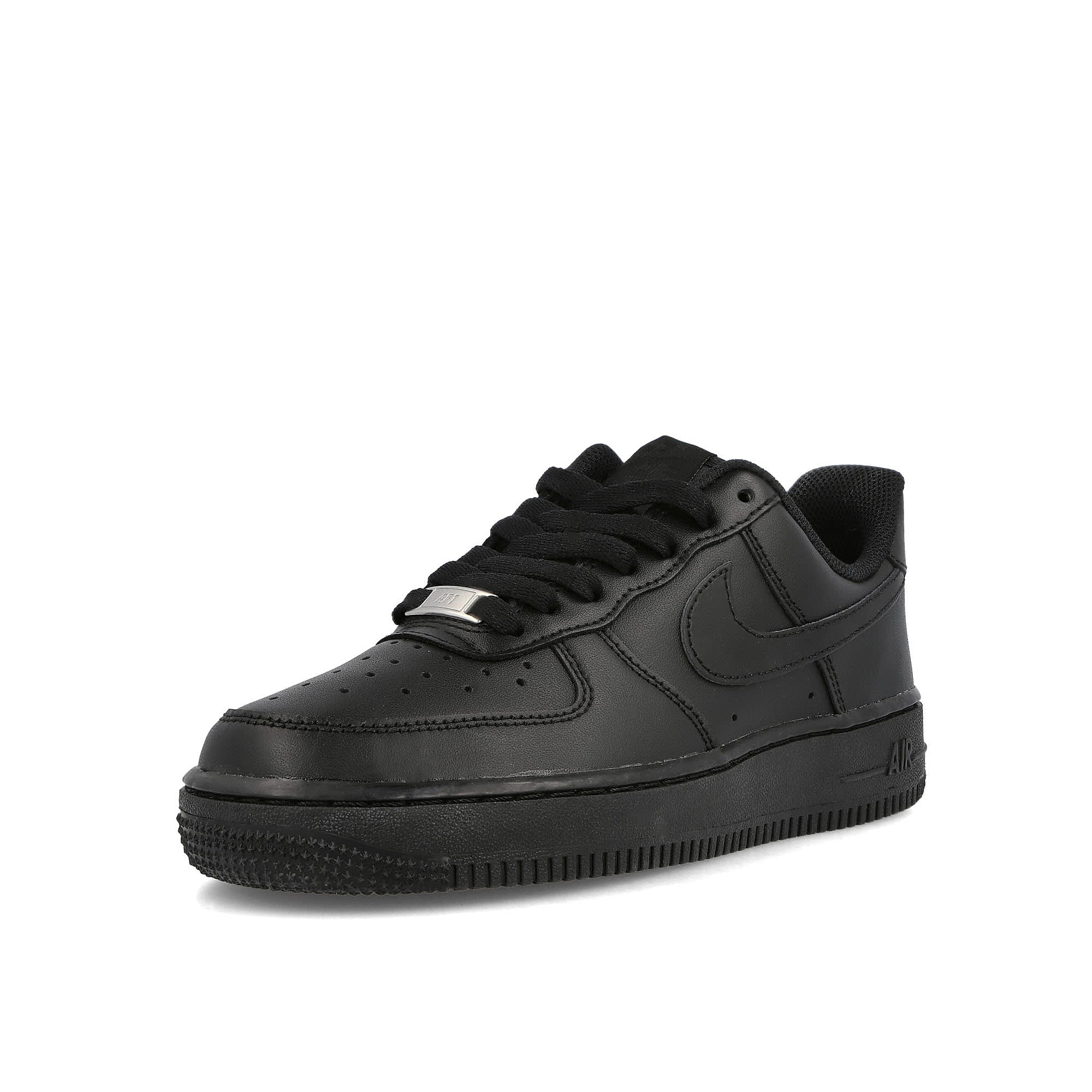 Nike wmns air force 1 07 Black / Black - Black - Black Sneakers Close Up | Overkill