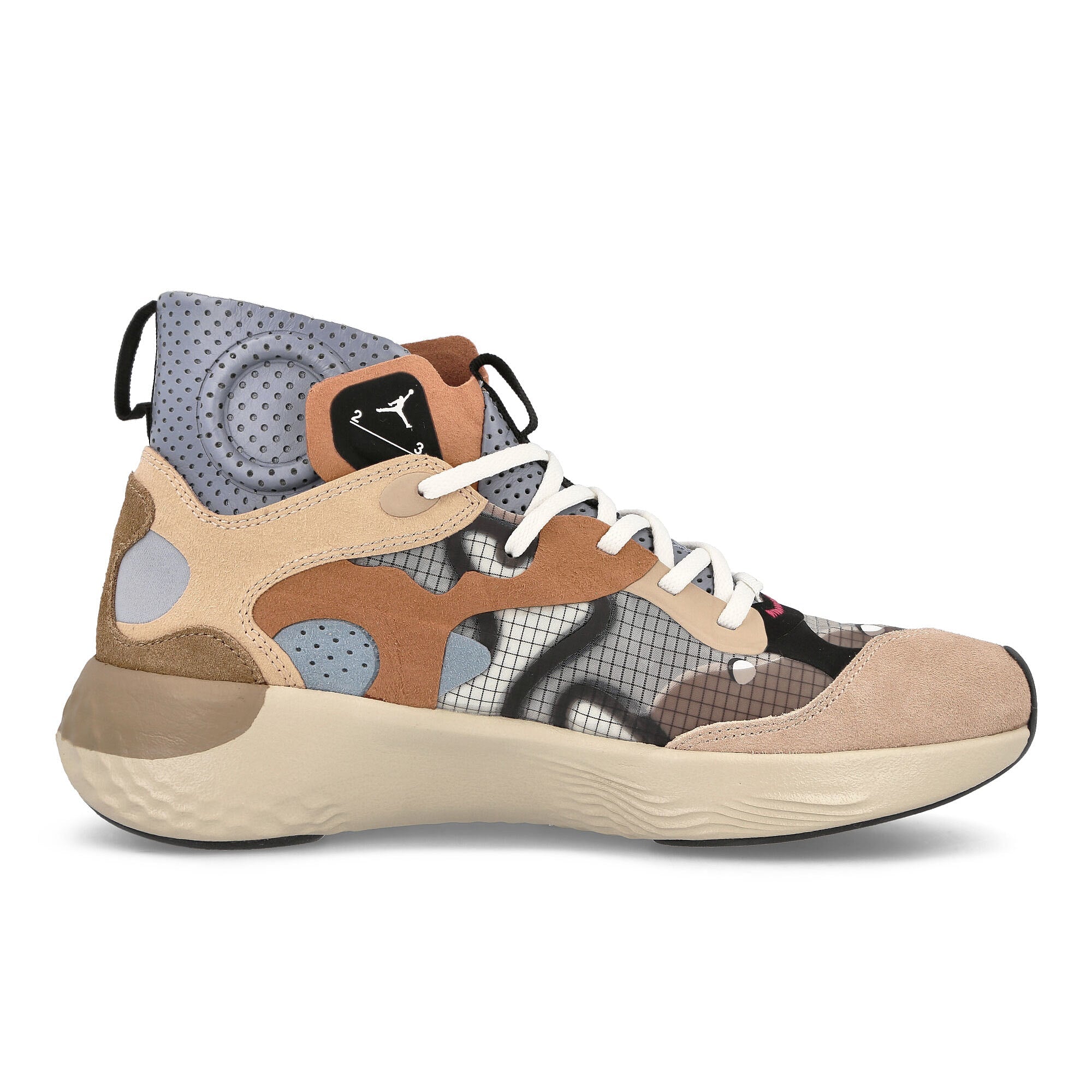 Jordan Air Jordan Delta 3 SP Hemp /Sail - Dark Driftwood - Rattan High Top Sneakers Silhouette | Overkill