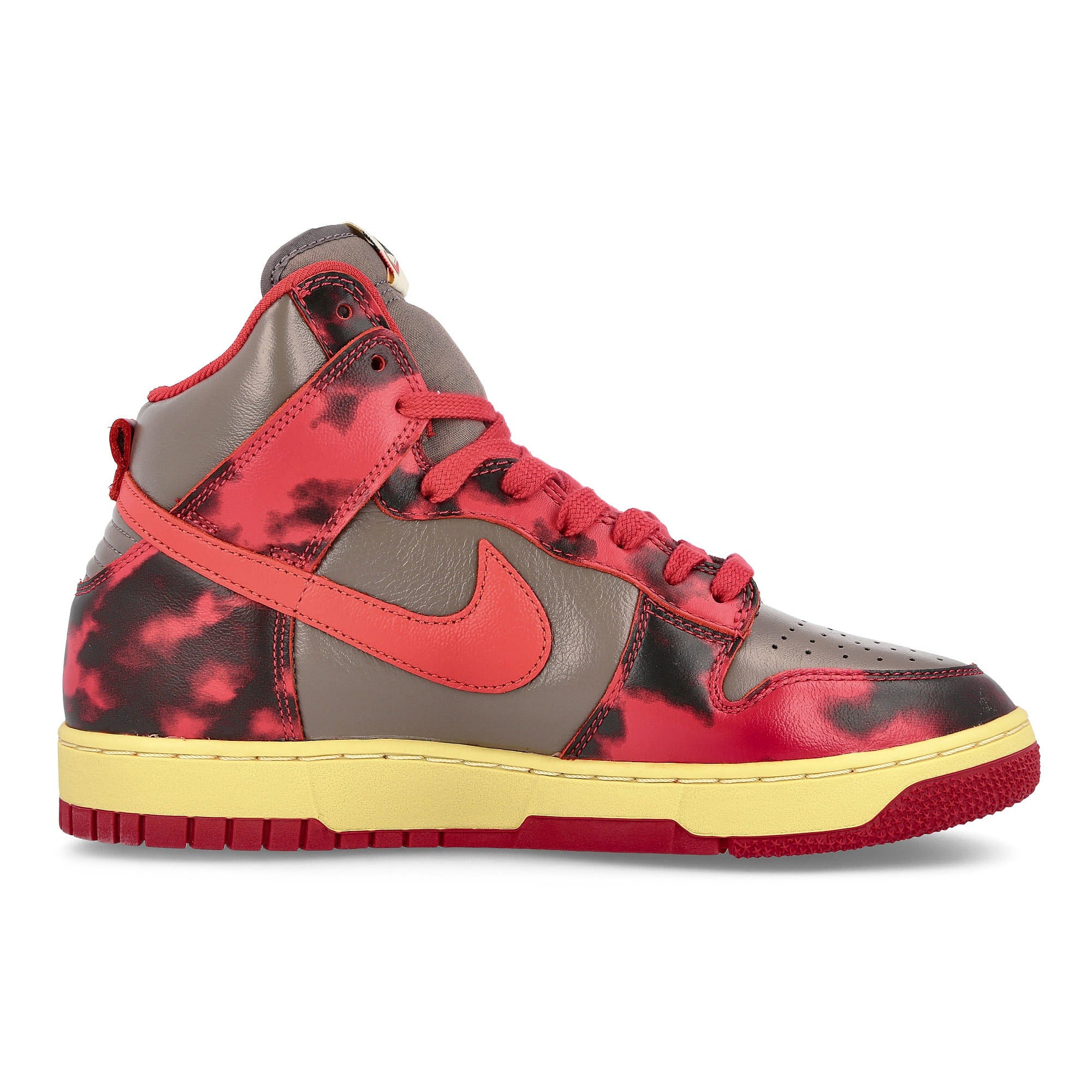 Nike dunk high 1985 sp University Red-Chile Red - Cave Stone High Top Sneakers Silhouette | Overkill