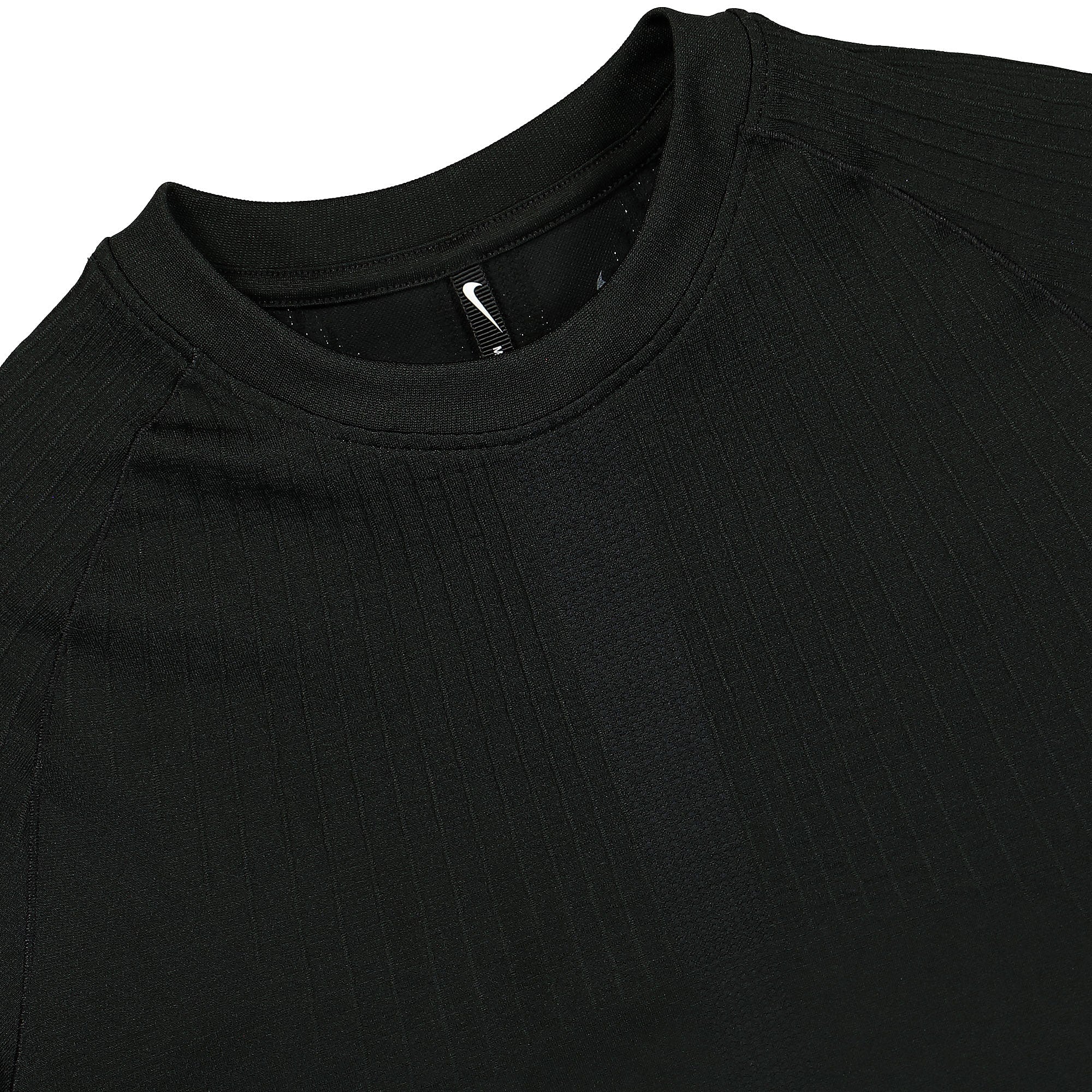 Nike Wmns NRG Dri-Fit Longsleeve Top Black Longsleeves Close-up | Overkill