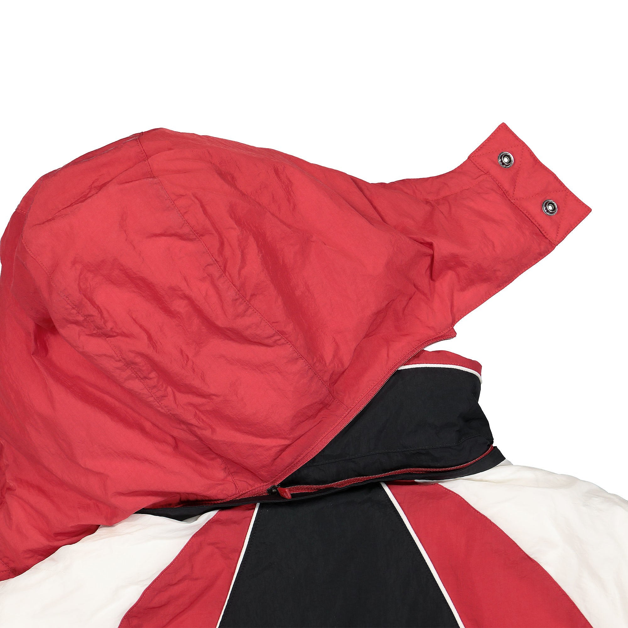 Jordan Wmns Air Jordan Essentials Down Parka Black / Varsity Red / Sail / Varsity Red Parkas Detail view 1 | Overkill