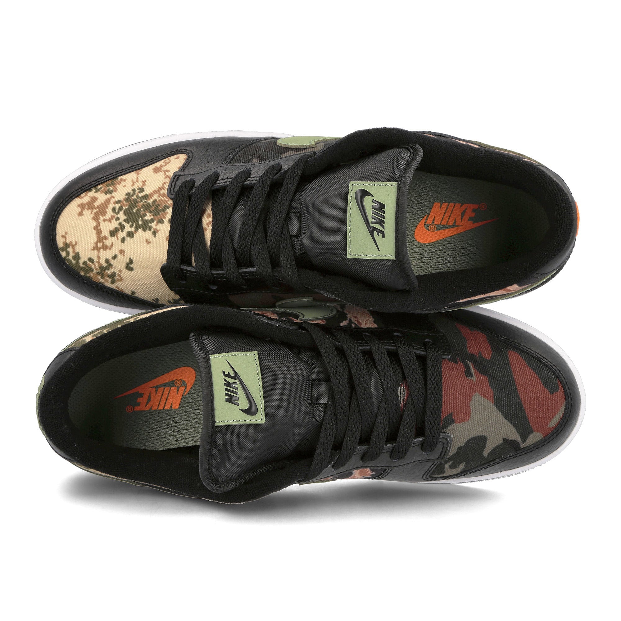 Nike dunk low se Black / Oil Green - White - Total Orange DH0957 001 | Overkill