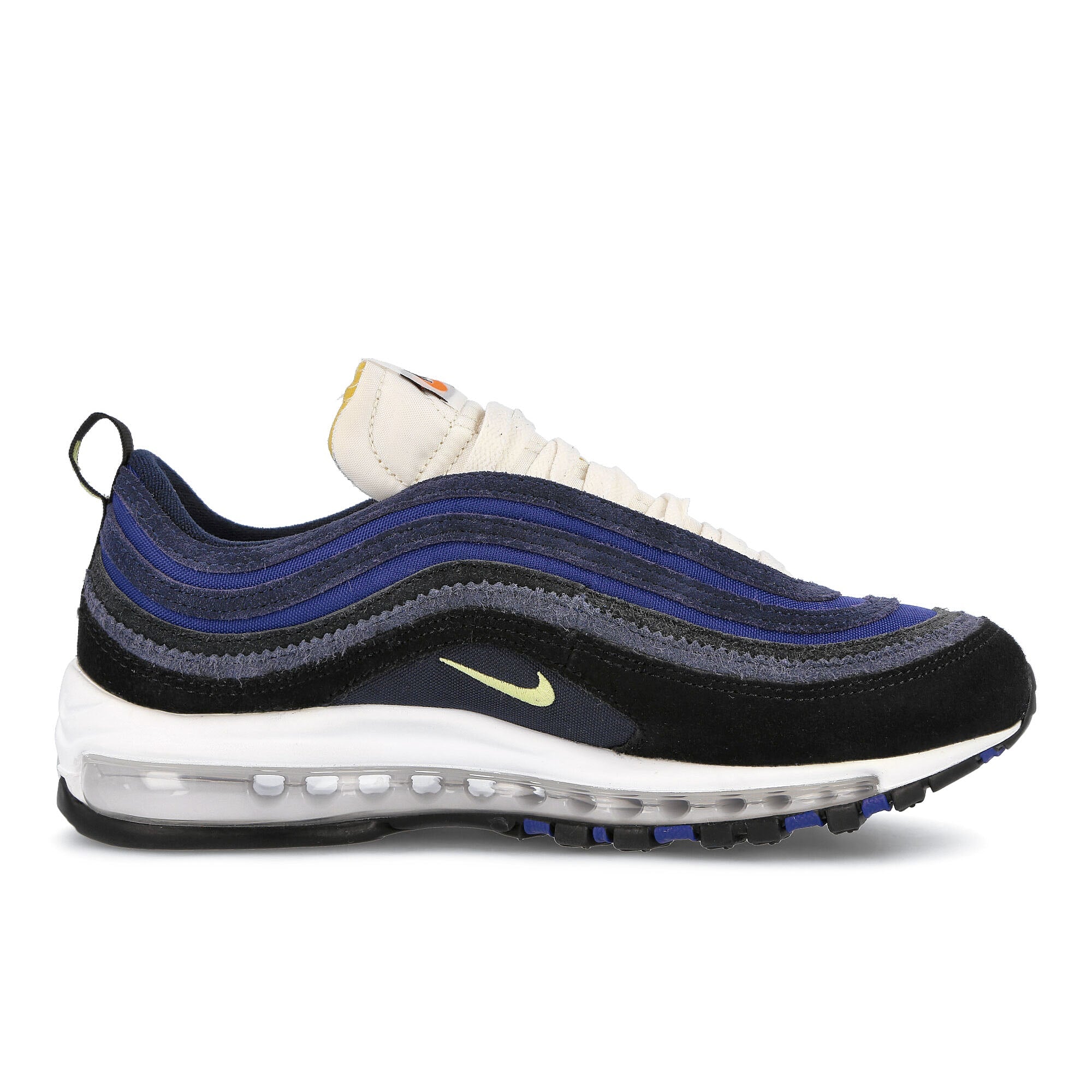 Nike air max 97 se Black-Light Zitron - Deep Royal Blue - Obsidian Sneakers Silhouette | Overkill