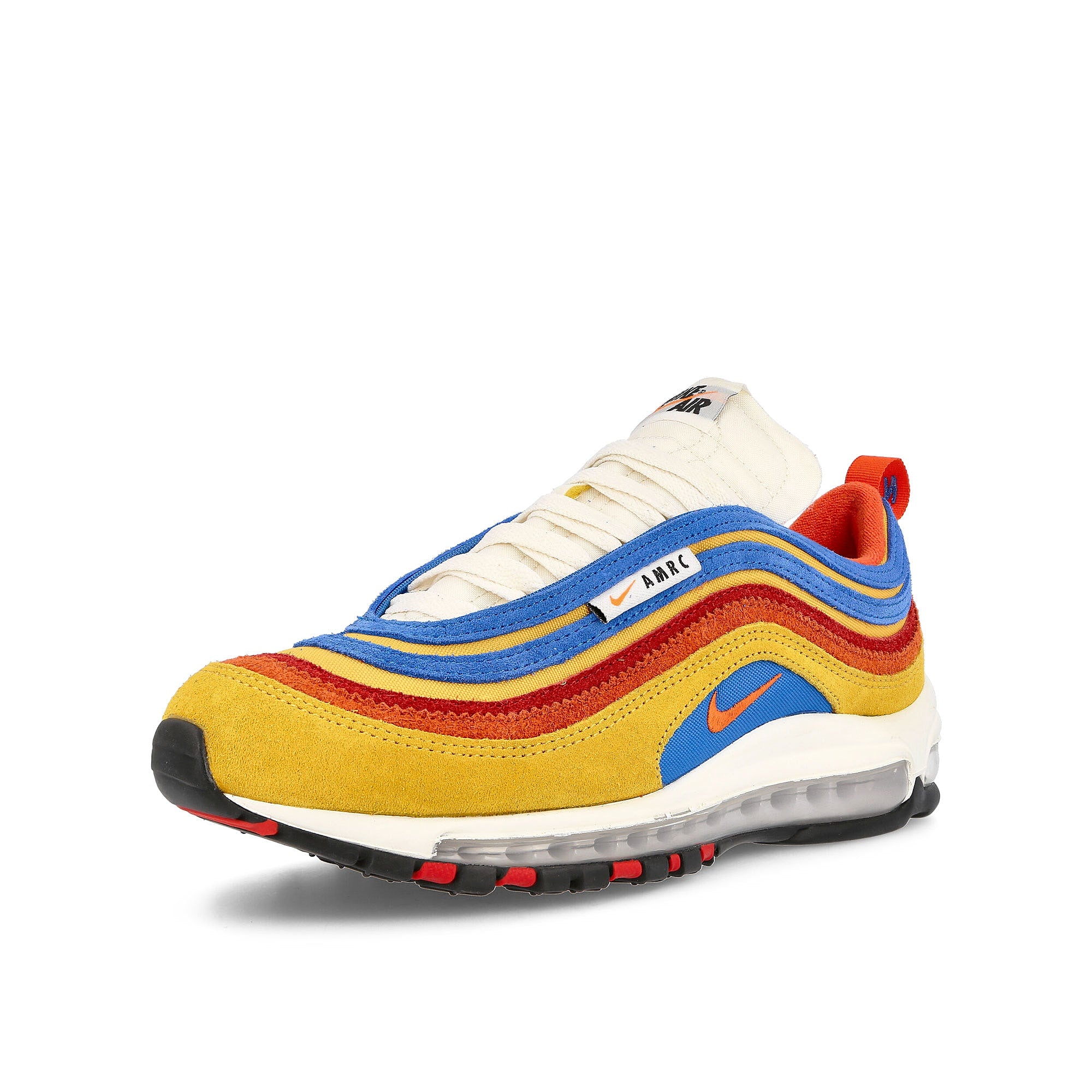 Nike air max 97 se Pollen-Orange - Light Photo Blue Sneakers Close Up | Overkill