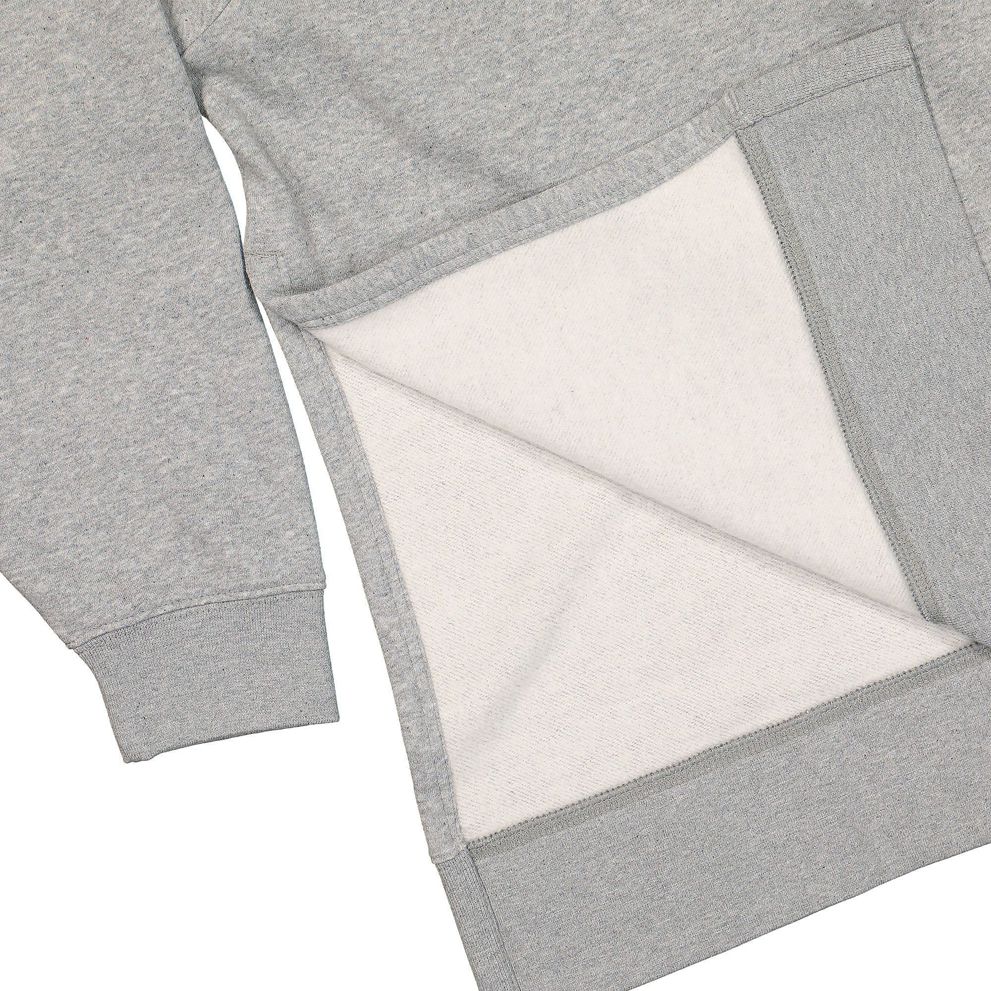 Nike Wmns NSW Essentials Fleece Hoodie Dark Grey Heather / White Hoodies Detailfoto | Overkill
