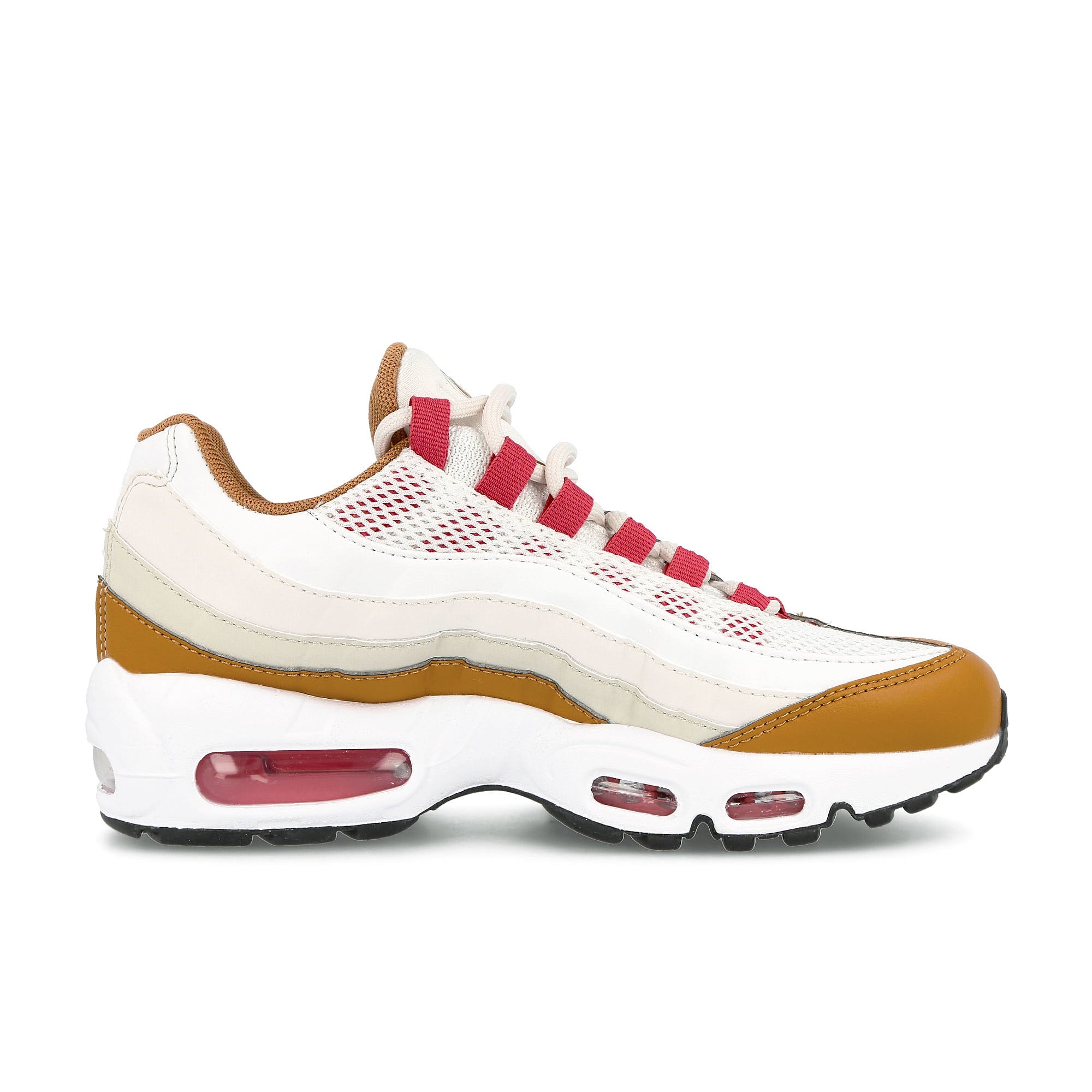 Nike wmns air max 95 Summit White-Green Noise - Wheat - Phantom Sneakers Silhouette | Overkill