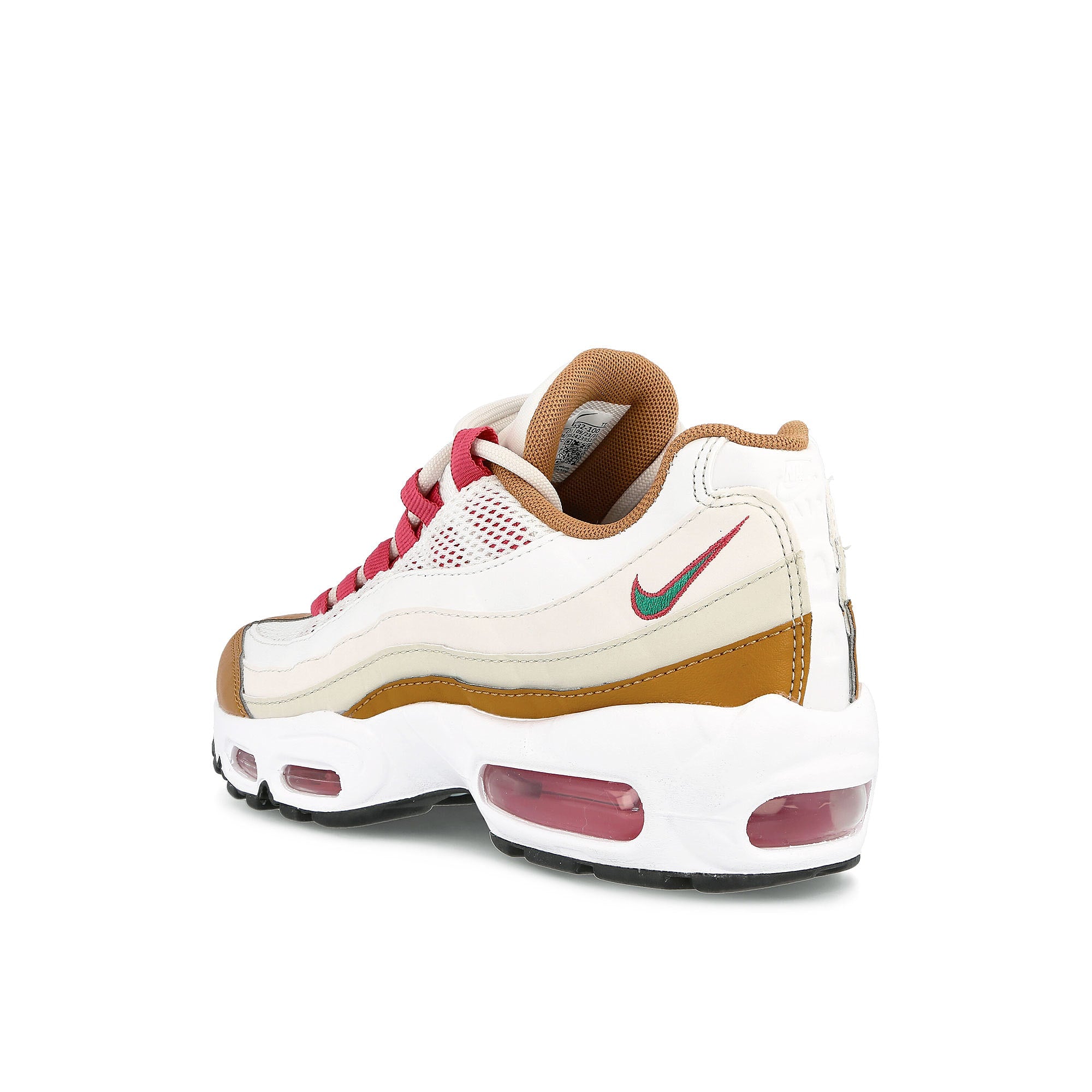 Nike wmns air max 95 Summit White-Green Noise - Wheat - Phantom Sneakers Material | Overkill